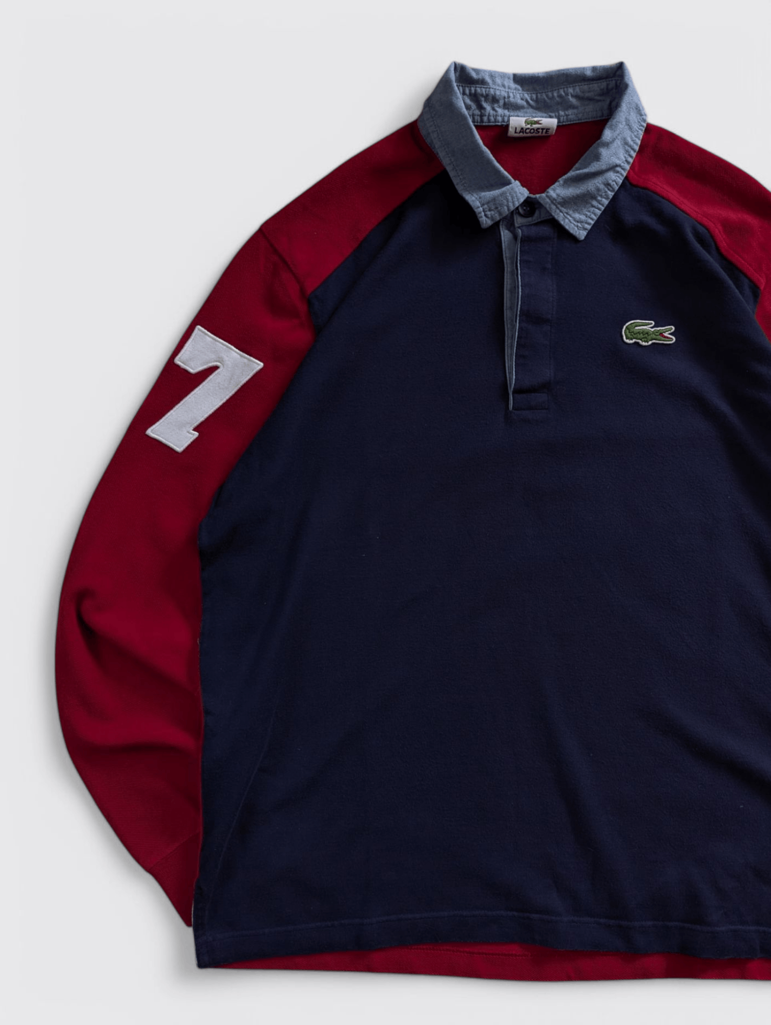 Lacoste Lacoste Vintage Rugby 27 Polo Shirt Size US XL / EU 56 / 4 - 4 Thumbnail
