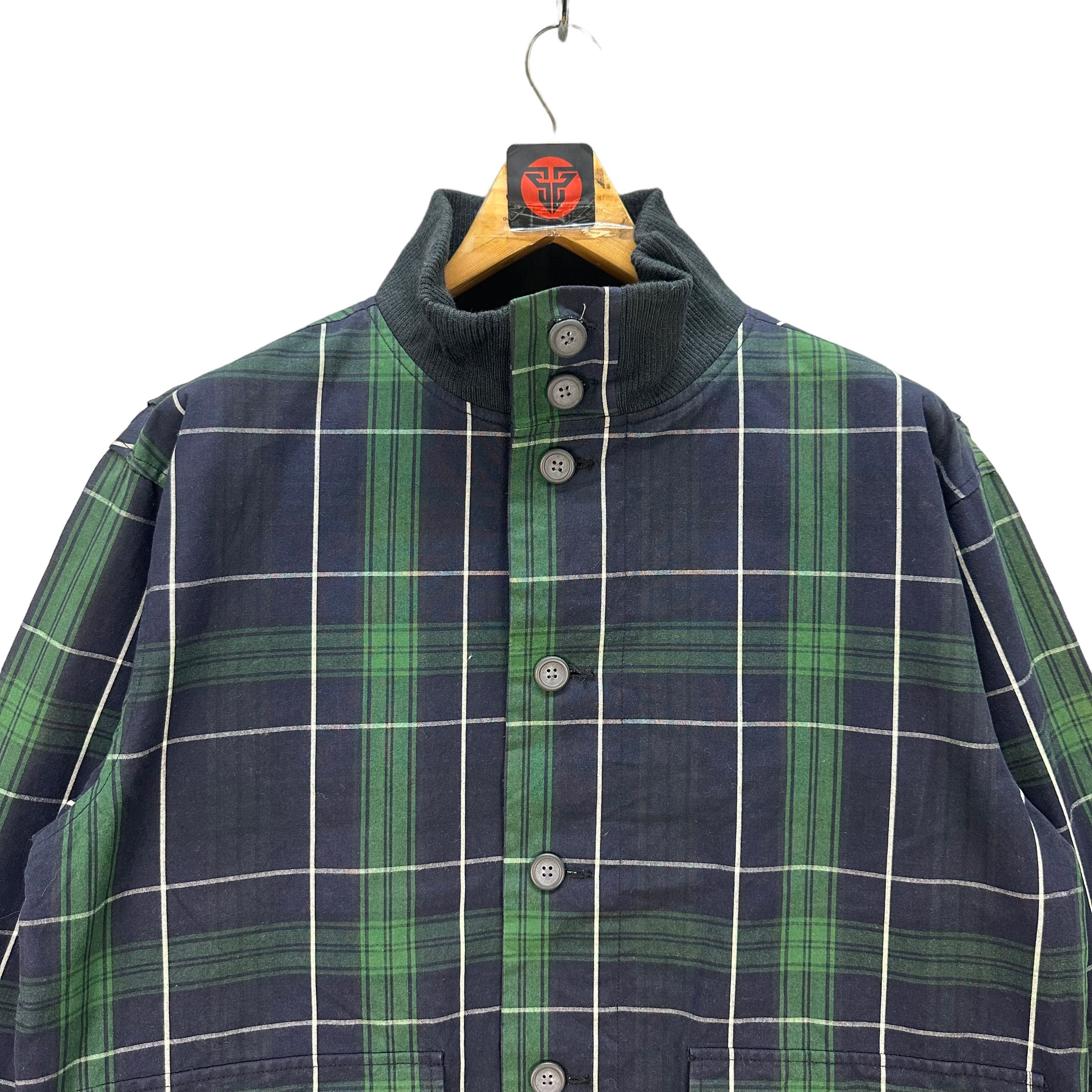 Woolrich Woolen Mills WOOLRICH TURTLE NECK TARTAN JACKET #7688-164 Size US L / EU 52-54 / 3 - 2 Thumbnail