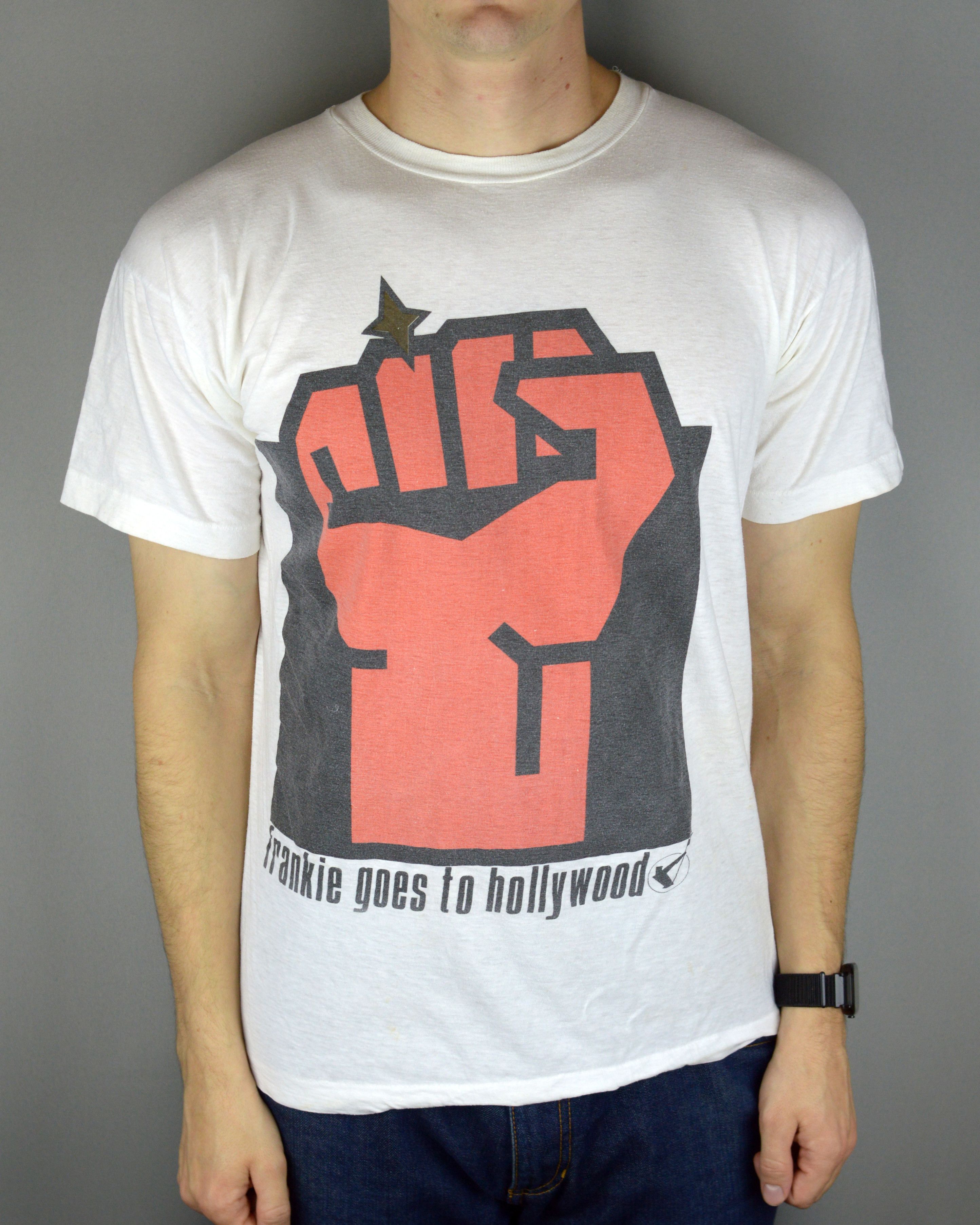 Vintage Vintage Frankie Goes To Hollywood 1986 t shirt Size US XL / EU 56 / 4 - 1 Thumbnail