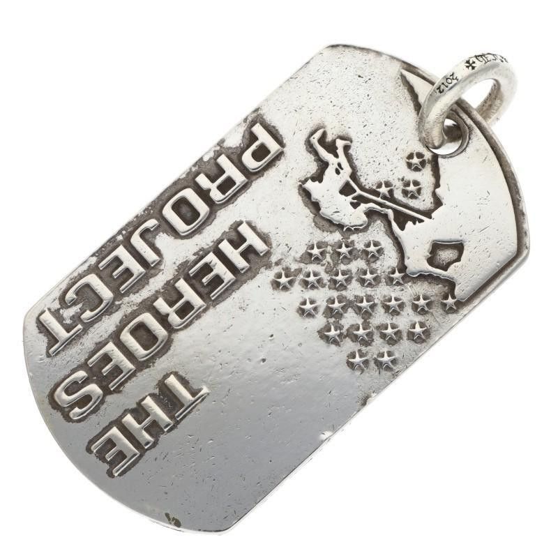 Chrome Hearts HEROES PROJECT ドックタグ Chrome Hearts Heroes Project Dog Tag | Grailed