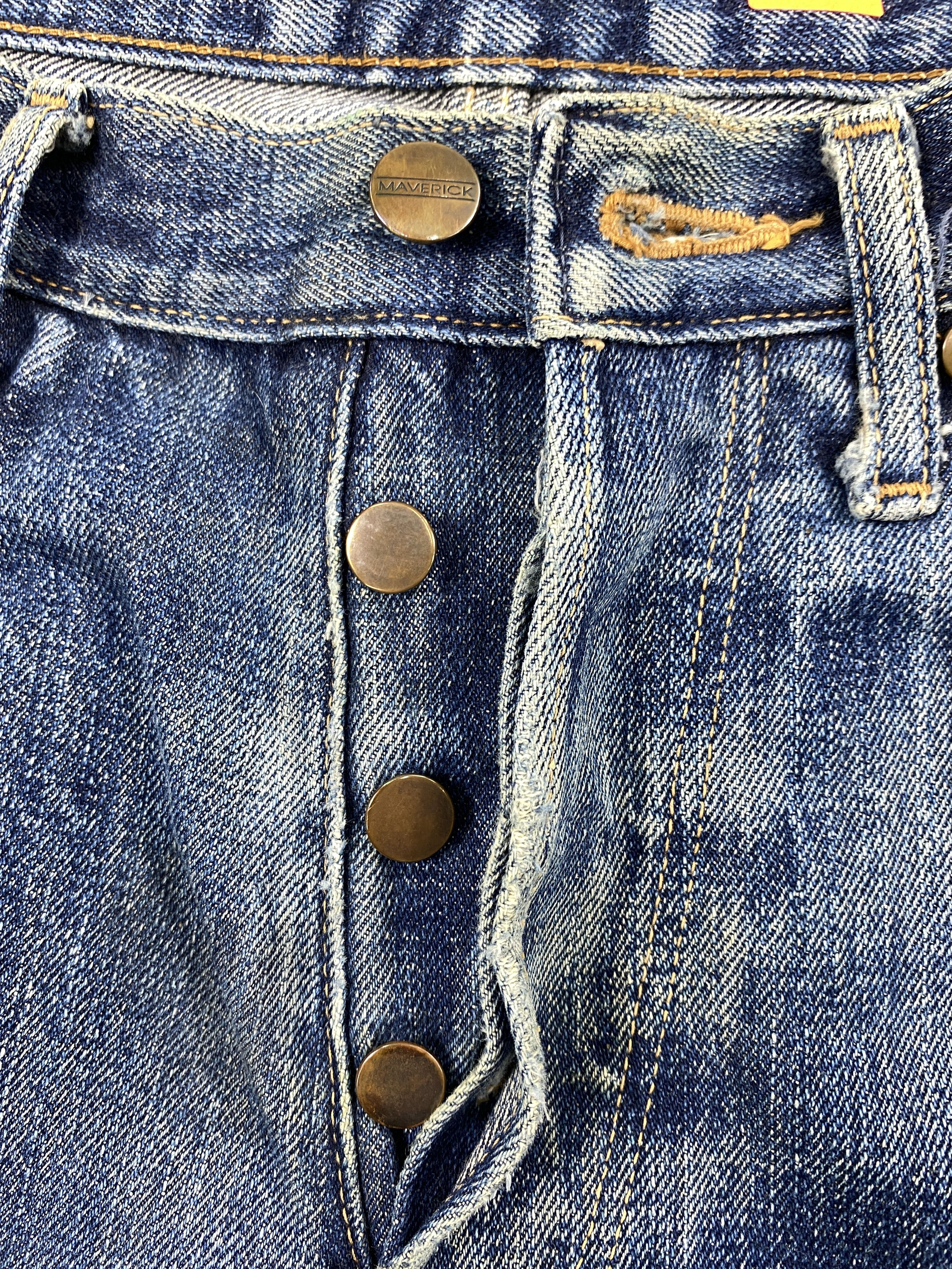 Kapital Vintage Redline Maverick kapital style 29x35 Denim -JN1309 Size US 29 - 6 Thumbnail