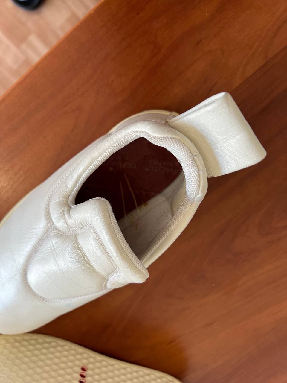 Celine CELINE BY PHOEBE PHILO WHITE LEATHER SNEAKERS SLIP-ON SZ 36 Size US 6 / IT 36 - 11 Thumbnail
