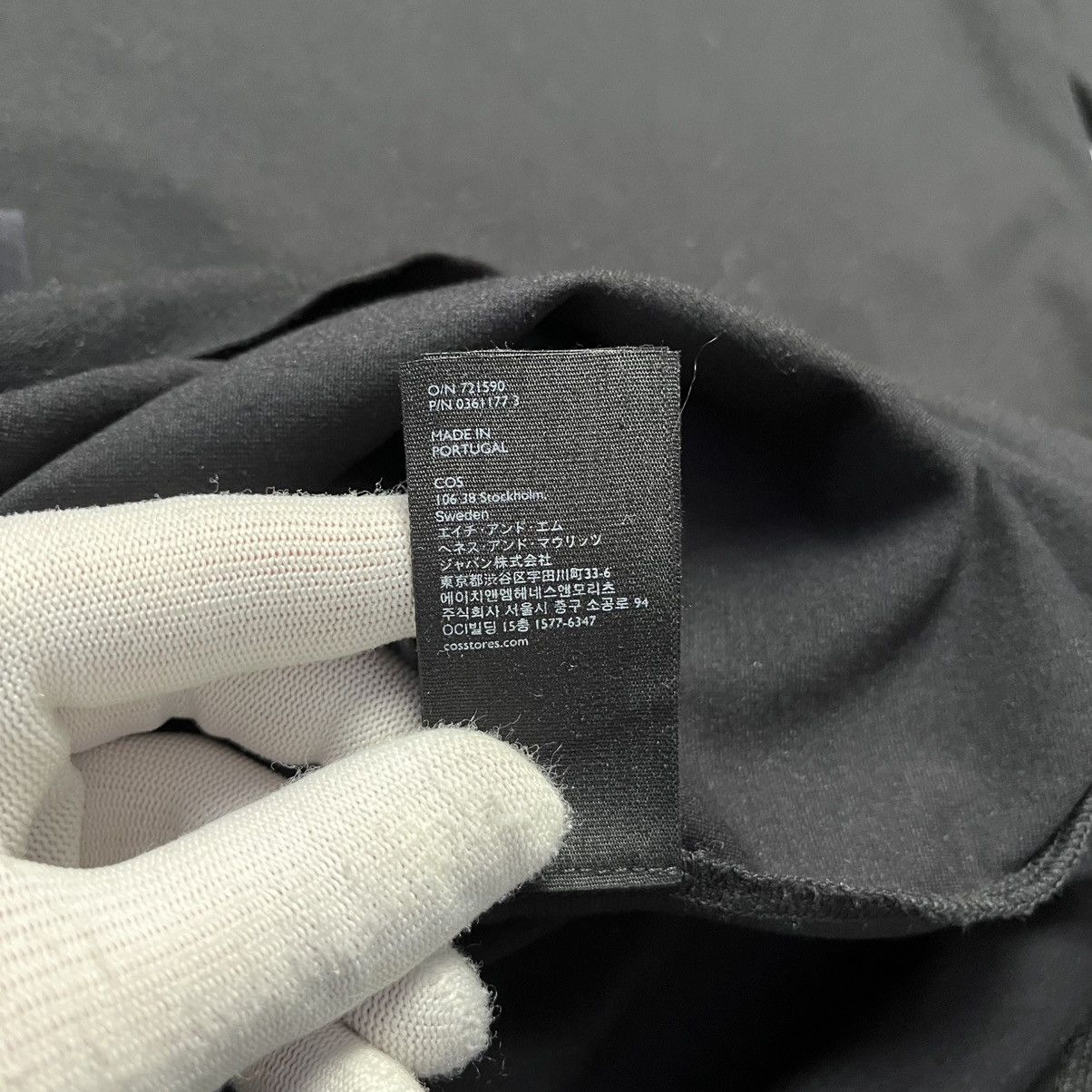 Cos COS Black Belt Pocket Dress Luxury Designer Size XS / US 0-2 / IT 36-38 - 12 Thumbnail