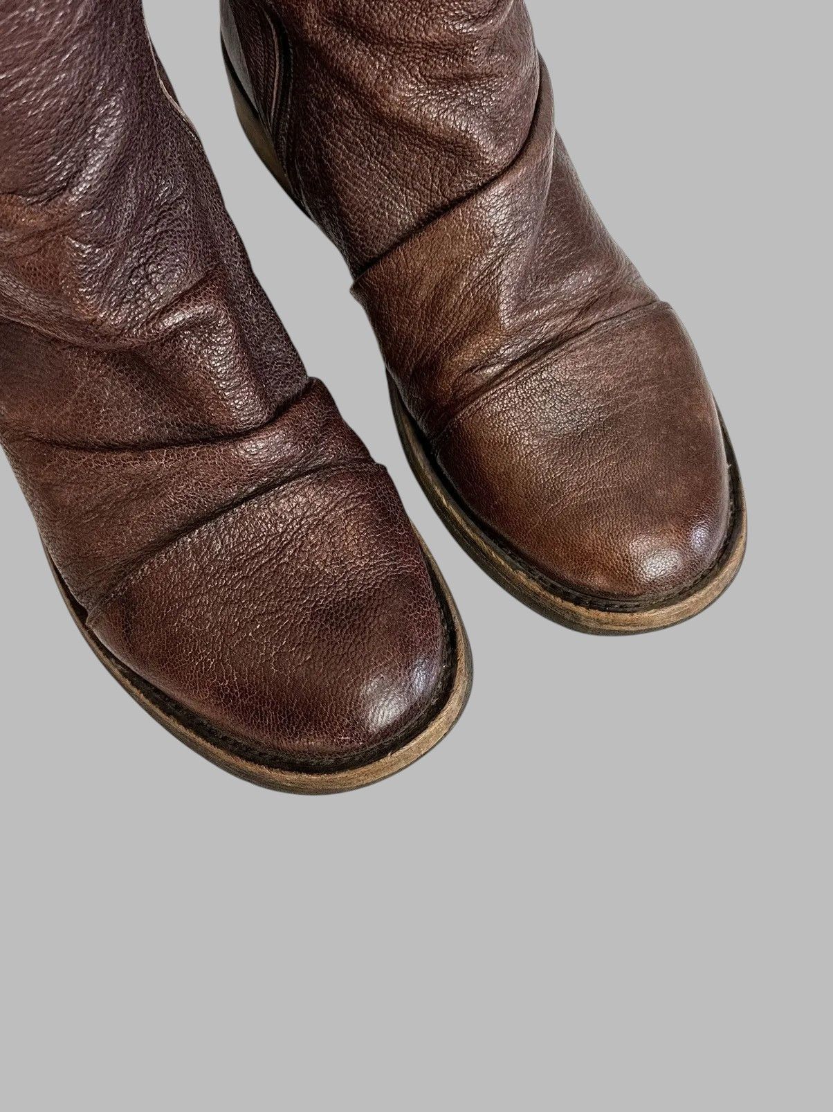 Guidi Rare AS98 Handmade Italian Leather Boots Rick Owens Look Size US 9 / IT 39 - 8 Thumbnail