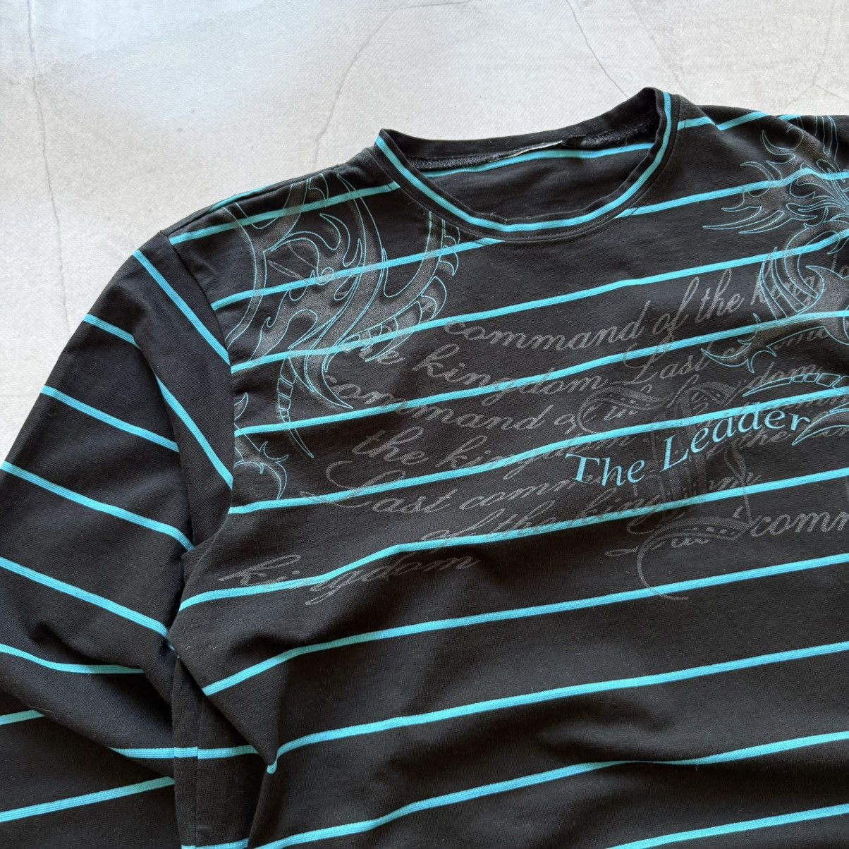 Hysteric Glamour × Undercover Punk Striped Tribal Long Sleeve T Shirt In The Attic Style Size US M / EU 48-50 / 2 - 3 Thumbnail