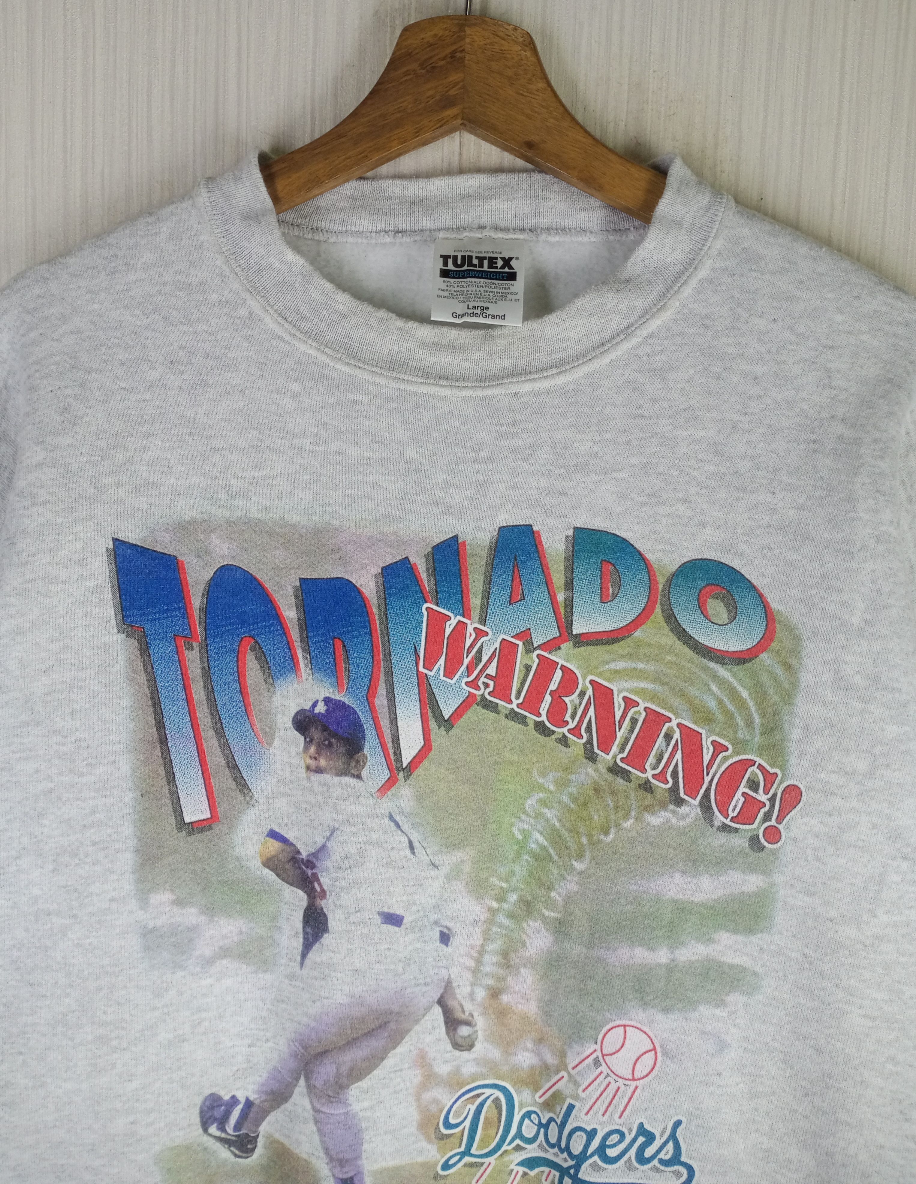 MLB Vintage 90s Tonardo Hideo Nomo Dodgers Sweatshirt Size US L / EU 52-54 / 3 - 4 Thumbnail
