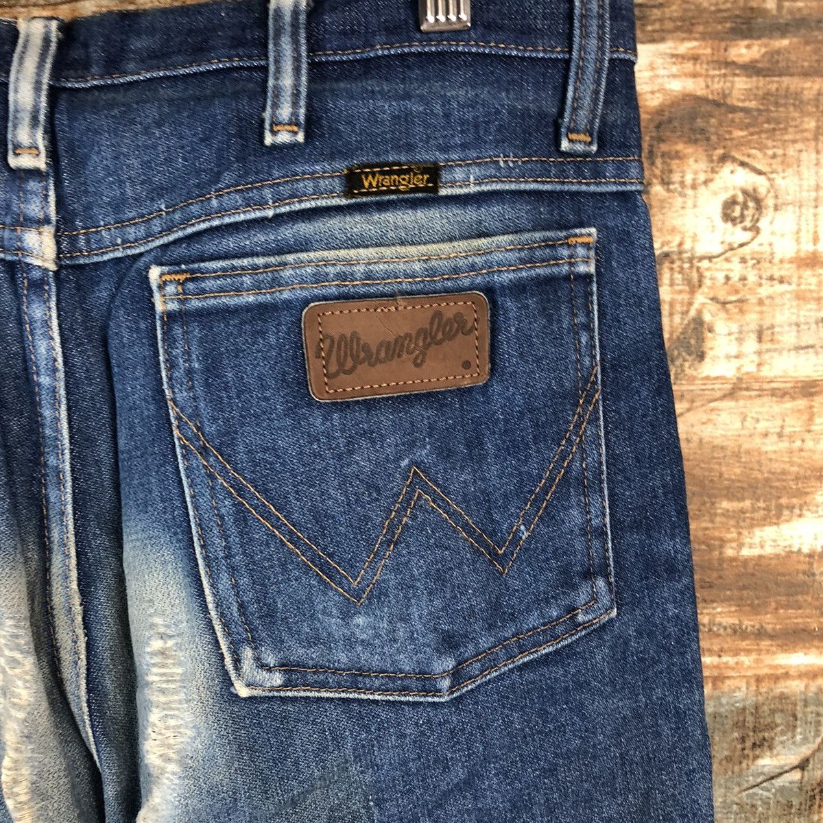 Vintage × Wrangler DL Wrangler Vintage faded Blue Denim Pants #C200 Size US 30 / EU 46 - 16 Thumbnail