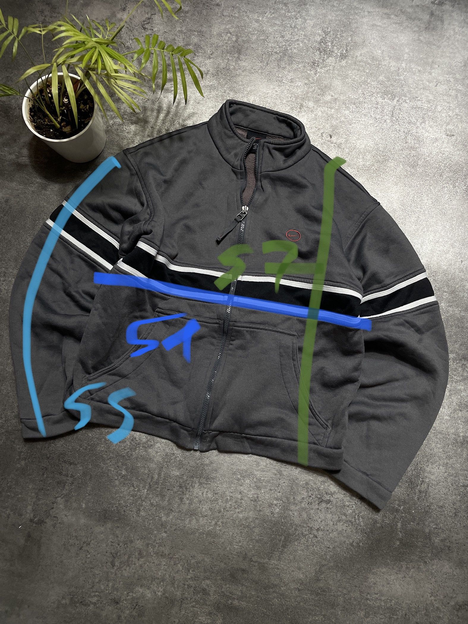 Nike ❗️RARE❗️Nike Vintage 90s Sweatshirt Zip Boxy Fit Cozy Swoosh Size XS / US 0-2 / IT 36-38 - 11 Thumbnail