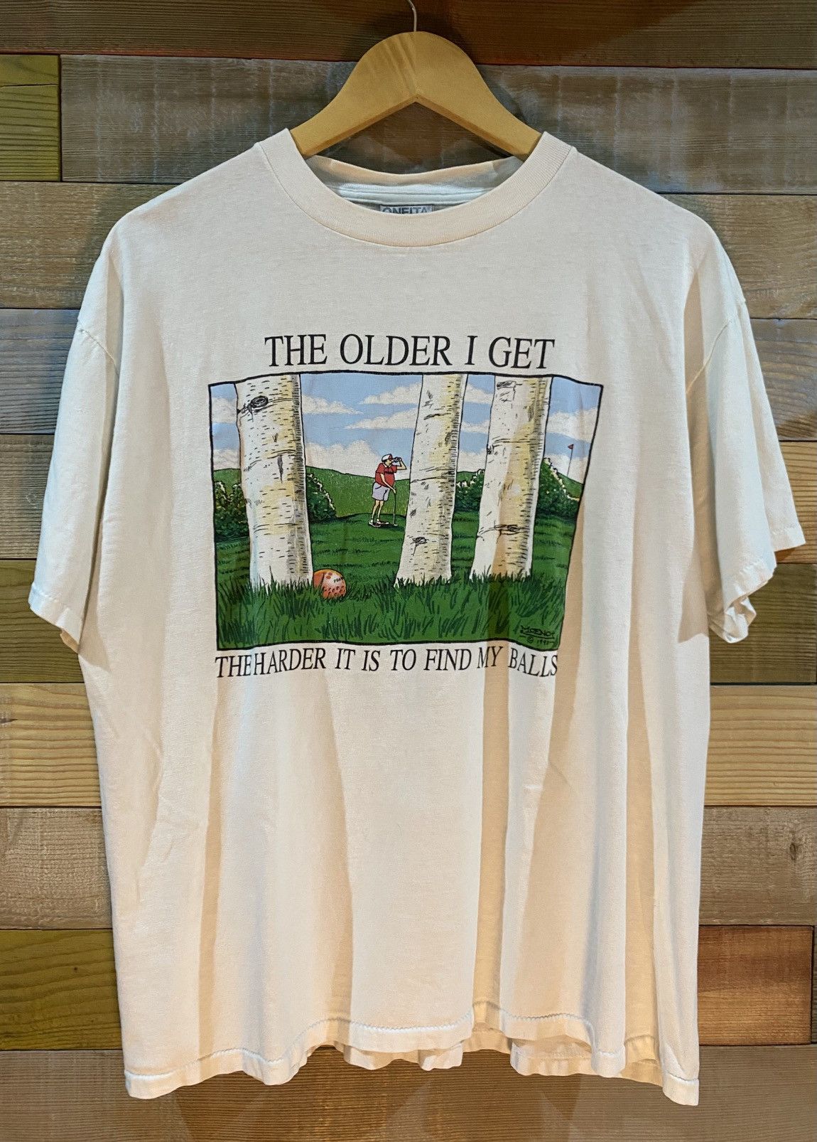 Vintage Vintage Golf Humor tee Size US L / EU 52-54 / 3 - 6 Thumbnail