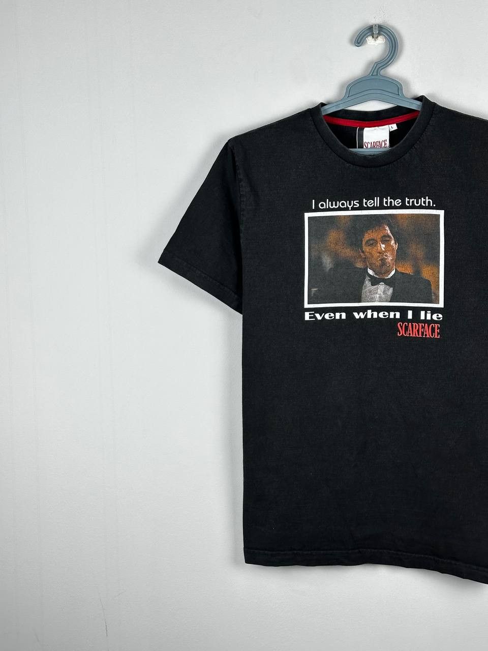 Vintage Vintage y2k Scarface Tony Montana Faded T-Shirt Size US L / EU 52-54 / 3 - 2 Thumbnail