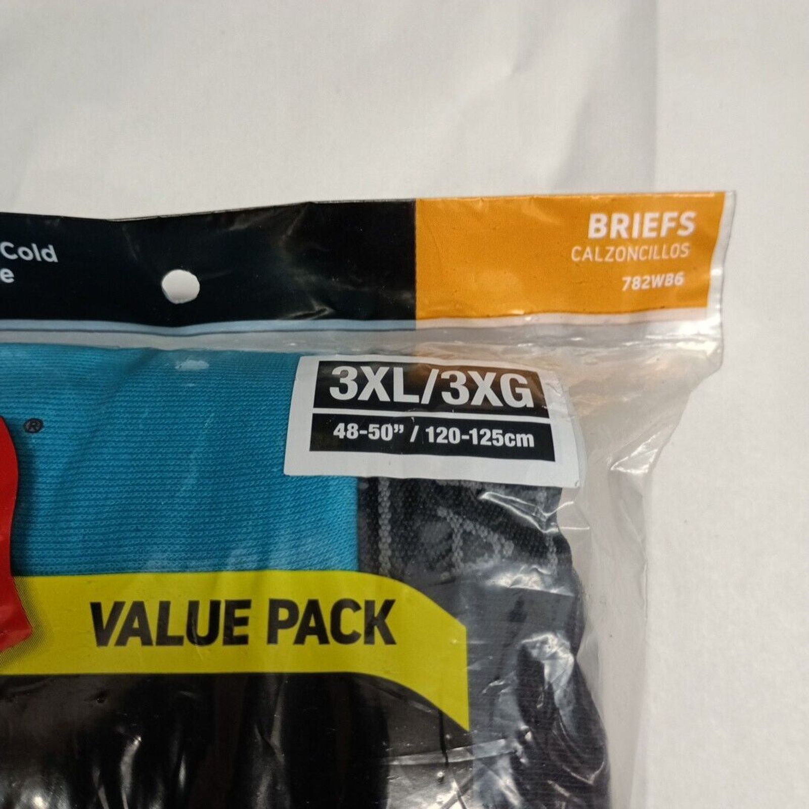 Hanes Hanes Men's Underwear Briefs 6-Pack Mid-Rise Size 3XL Size 46 - 3 Thumbnail