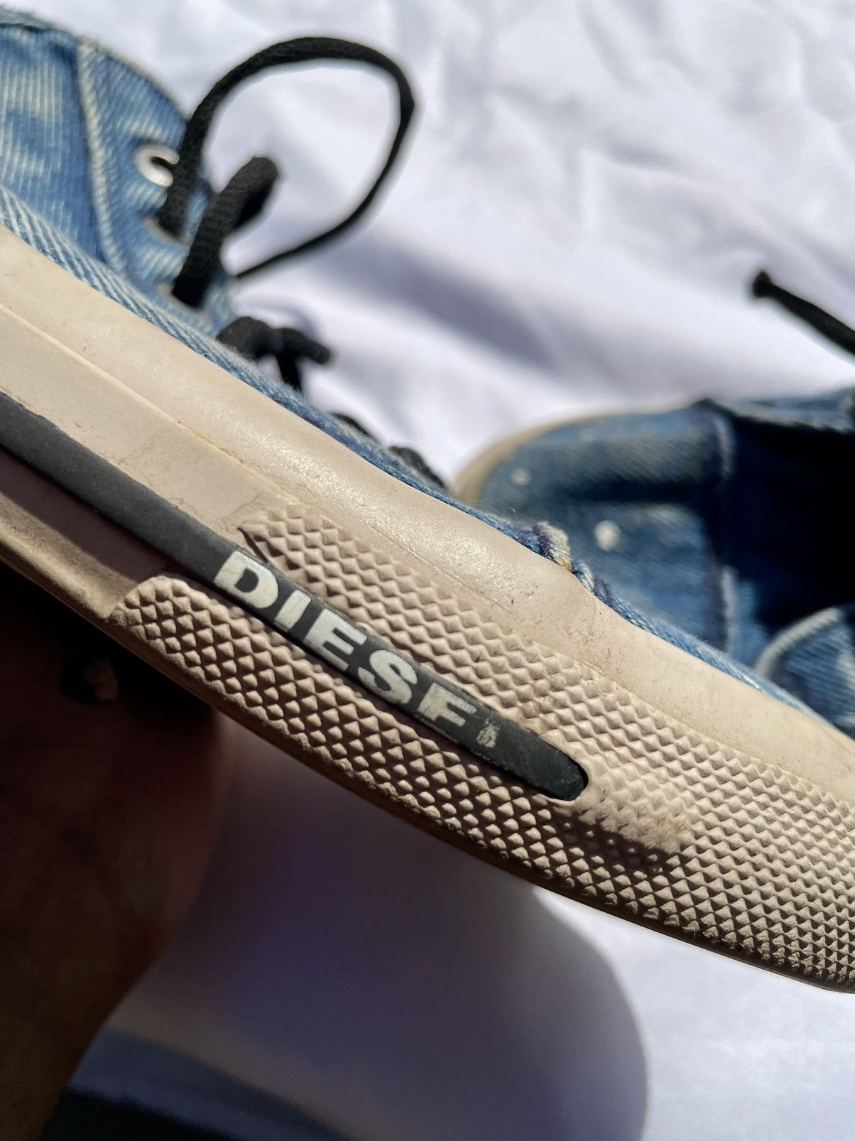 Diesel × Seditionaries × Vintage Diesel Denim Sneakers Size US 10 / EU 43 - 7 Thumbnail