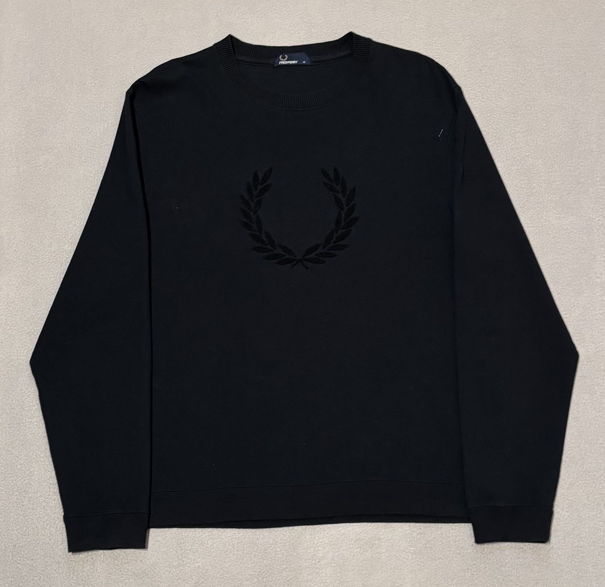 Fred Perry Fred Perry black sweatshirt size XL Size US XL / EU 56 / 4 - 5 Thumbnail