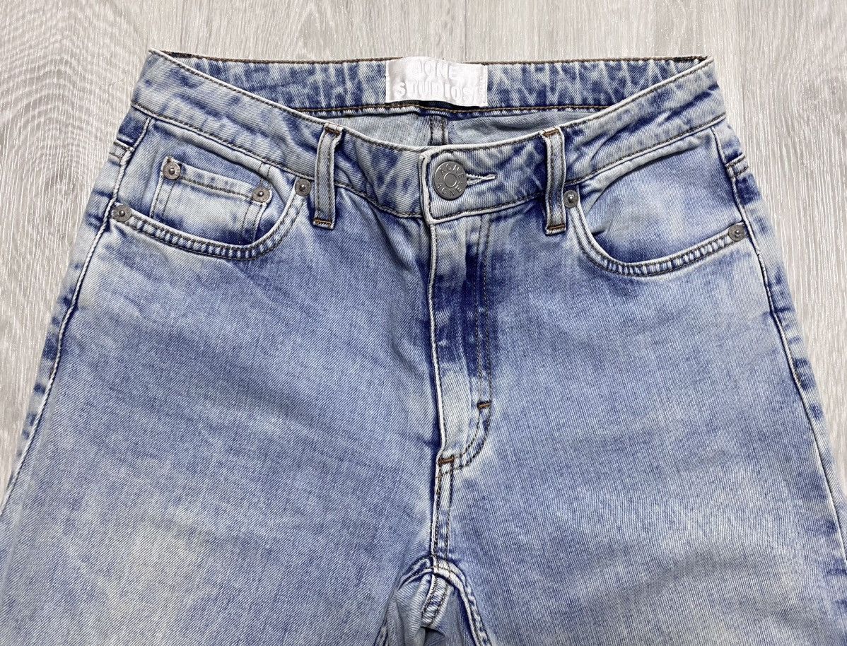 Acne Studios Women’s Acne Studios Flex S Silver Vint Bleached Denim Jeans Size 26" / US 2 / IT 38 - 7 Thumbnail
