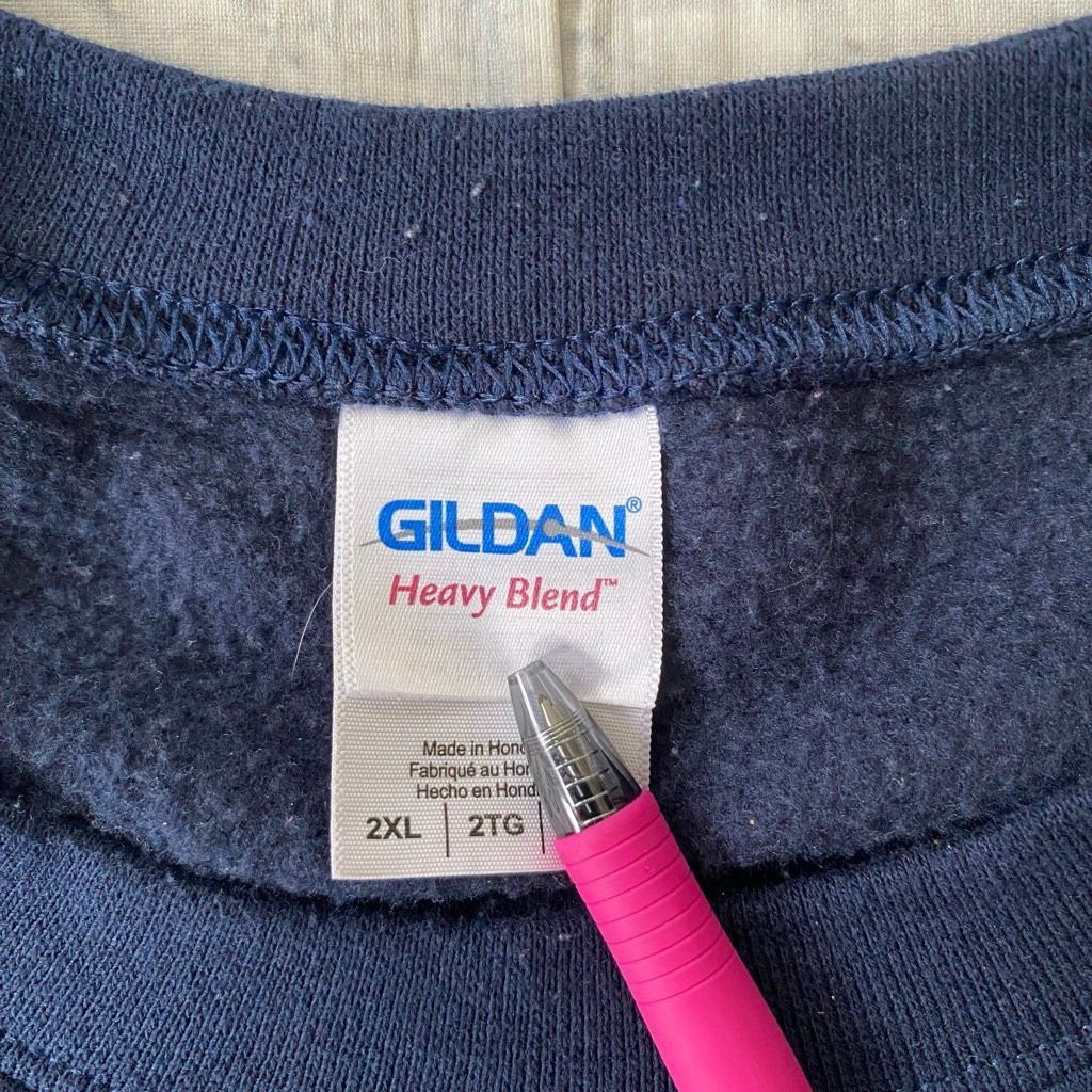 Gildan Gildan men 2XL crewneck longsleeve pullover sweatshirt navy Size US XXL / EU 58 / 5 - 6 Thumbnail