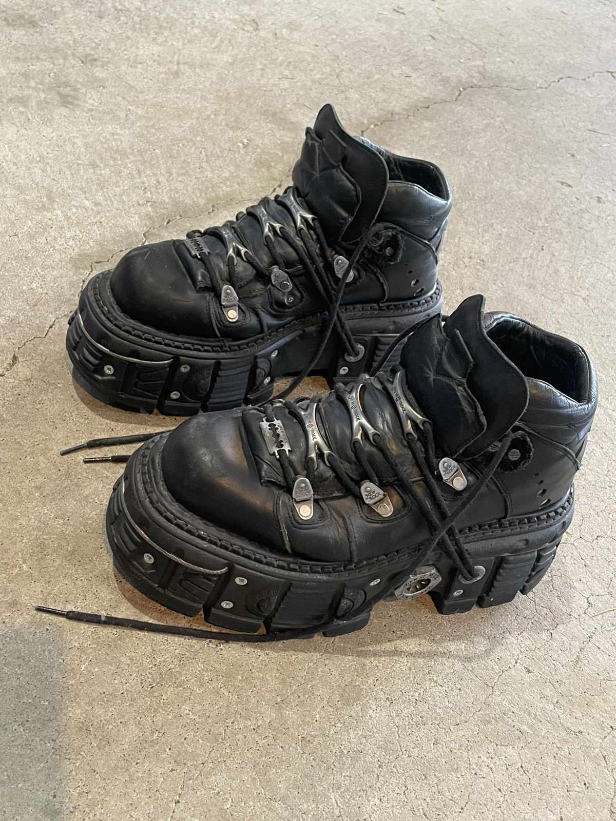 New Rock New Rock Jaded London Scythe Tower Boots | Grailed