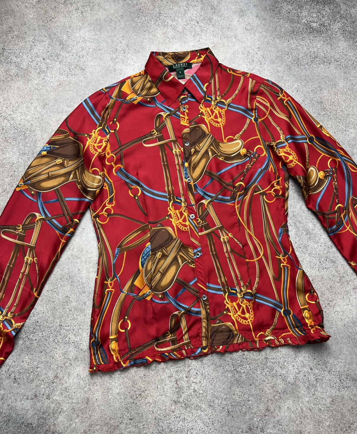 RRL Ralph Lauren Ralph Lauren vintage silk blouse Size S / US 4 / IT 40 - 2 Thumbnail