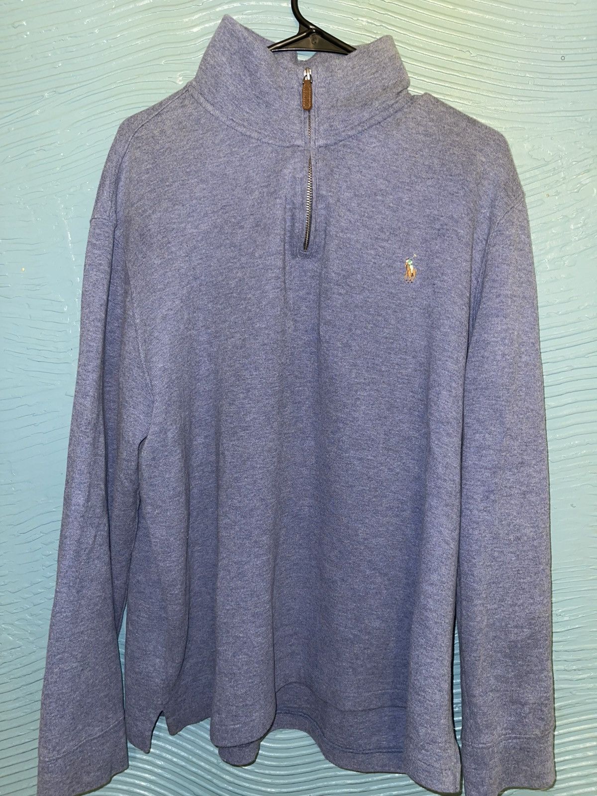 Polo Ralph Lauren Vintage Polo Ralph Lauren quarter zip up sweater XL Size US XL / EU 56 / 4 - 1 Thumbnail