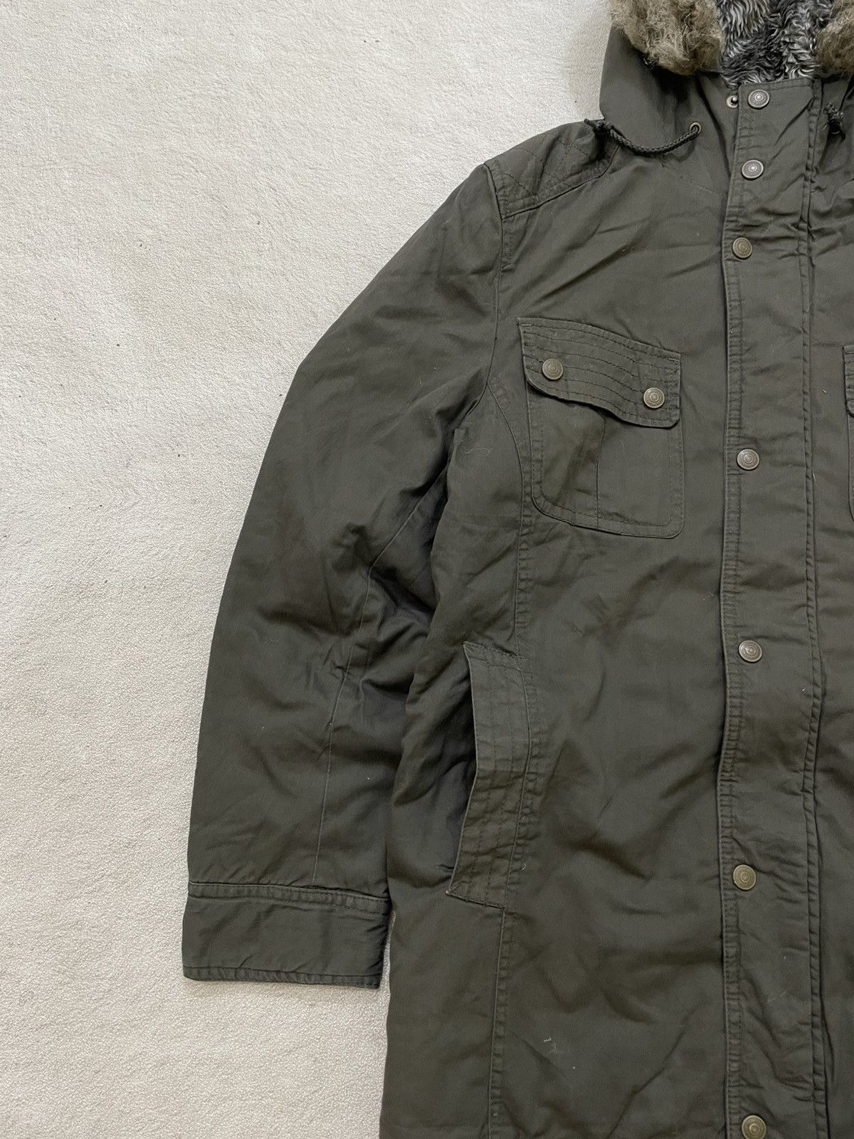 Maison Margiela 2000s Number Nine Faux Fur Hood Collar Y2K Ifsix LGB y’s Y2K Size US L / EU 52-54 / 3 - 2 Thumbnail