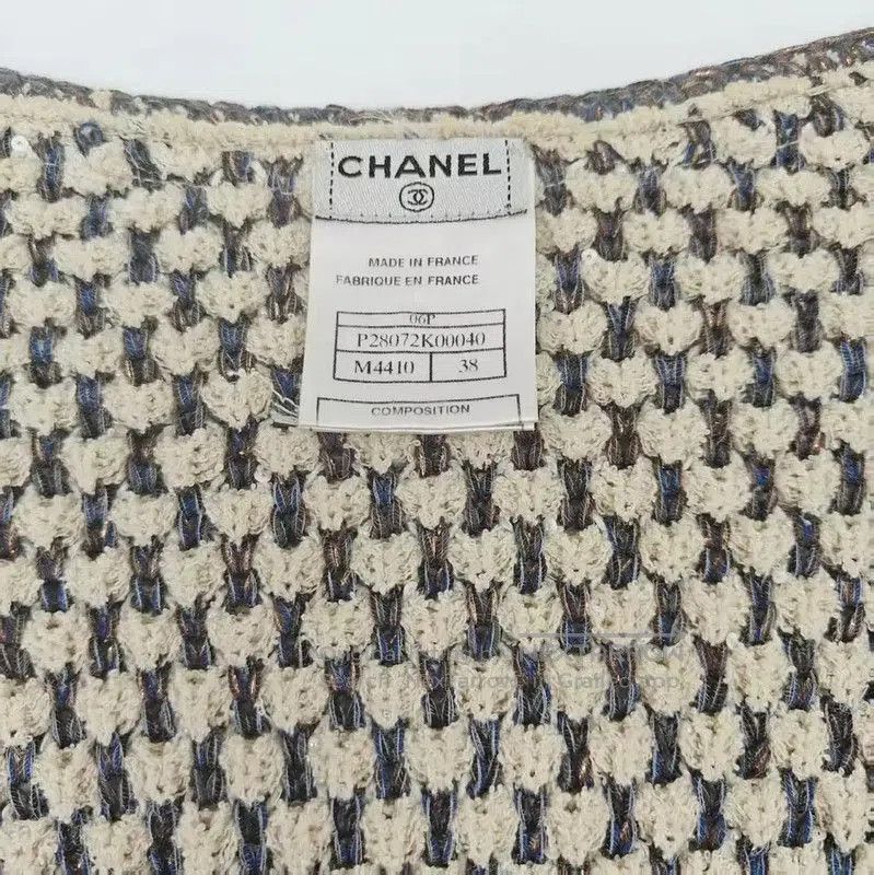 Chanel Chanel Multicolor Cotton Blend Cardigan . Size M / US 6-8 / IT 42-44 - 6 Thumbnail