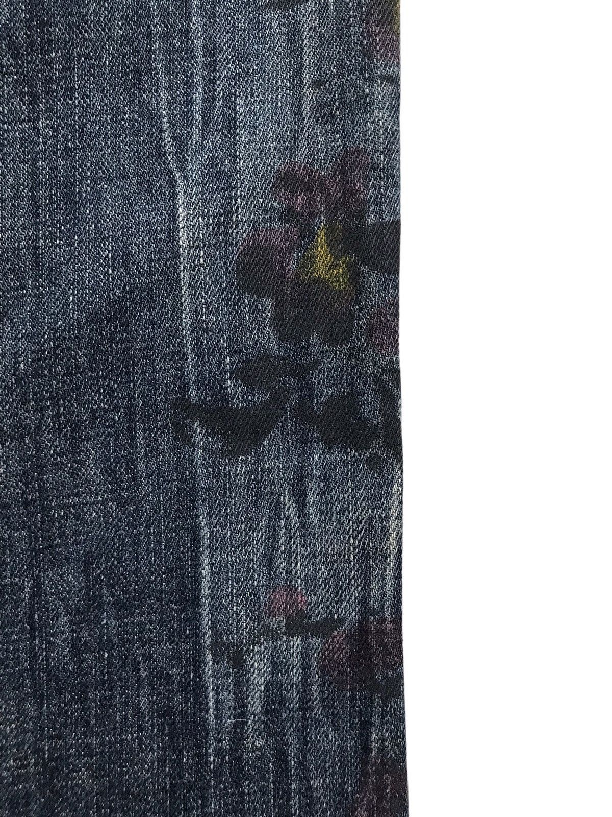 Takeo Kikuchi Takeo Kikuchi Yakuza Yanki Painted Art Denim Jeans Size US 32 / EU 48 - 16 Thumbnail