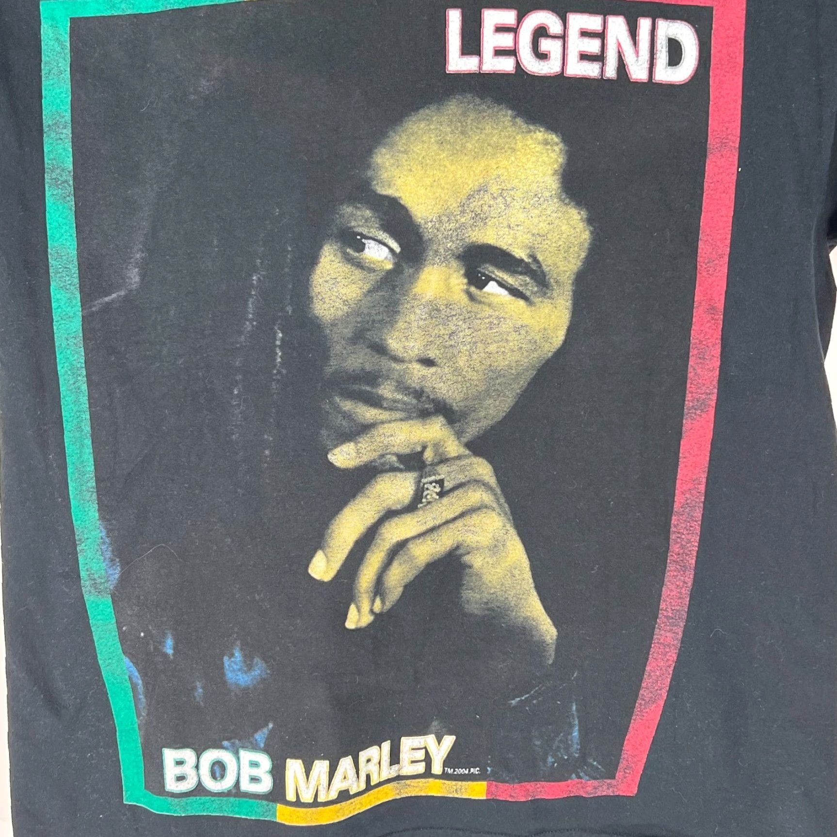 Vintage VINTAGE Bob Marley Legend T Shirt Mens XL Black 2004 RGG Graphic Print Classic 100% Cotton Crew Neck Short Sleeve Size US XL / EU 56 / 4 - 3 Thumbnail