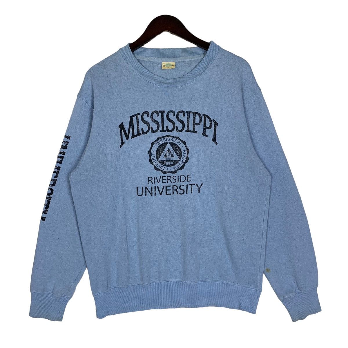 Japanese Brand Vintage Missisipi Reverside University JapanBrand Sweatshirt Size US L / EU 52-54 / 3 - 1 Thumbnail
