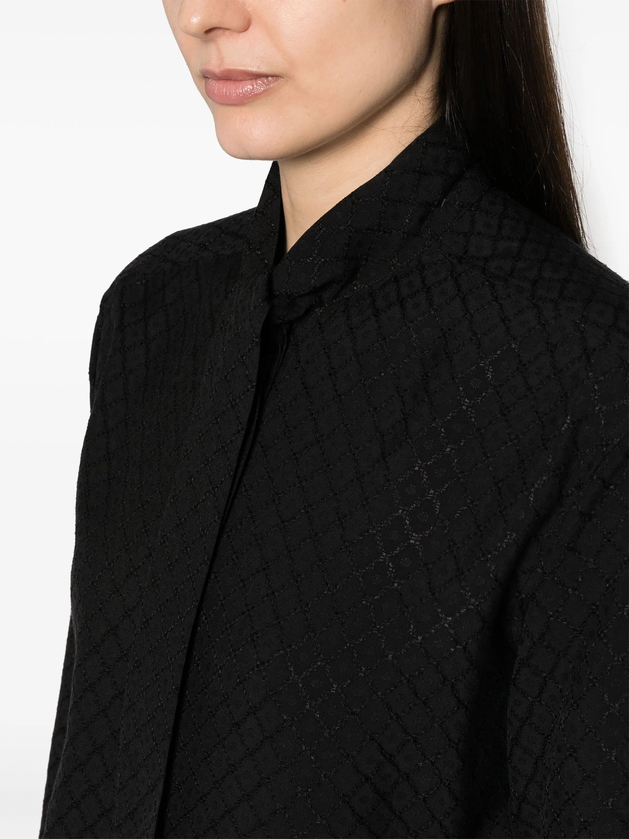 Golden Goose o1y0825 Solid Color Shirt in Black Size XS / US 0-2 / IT 36-38 - 2 Thumbnail