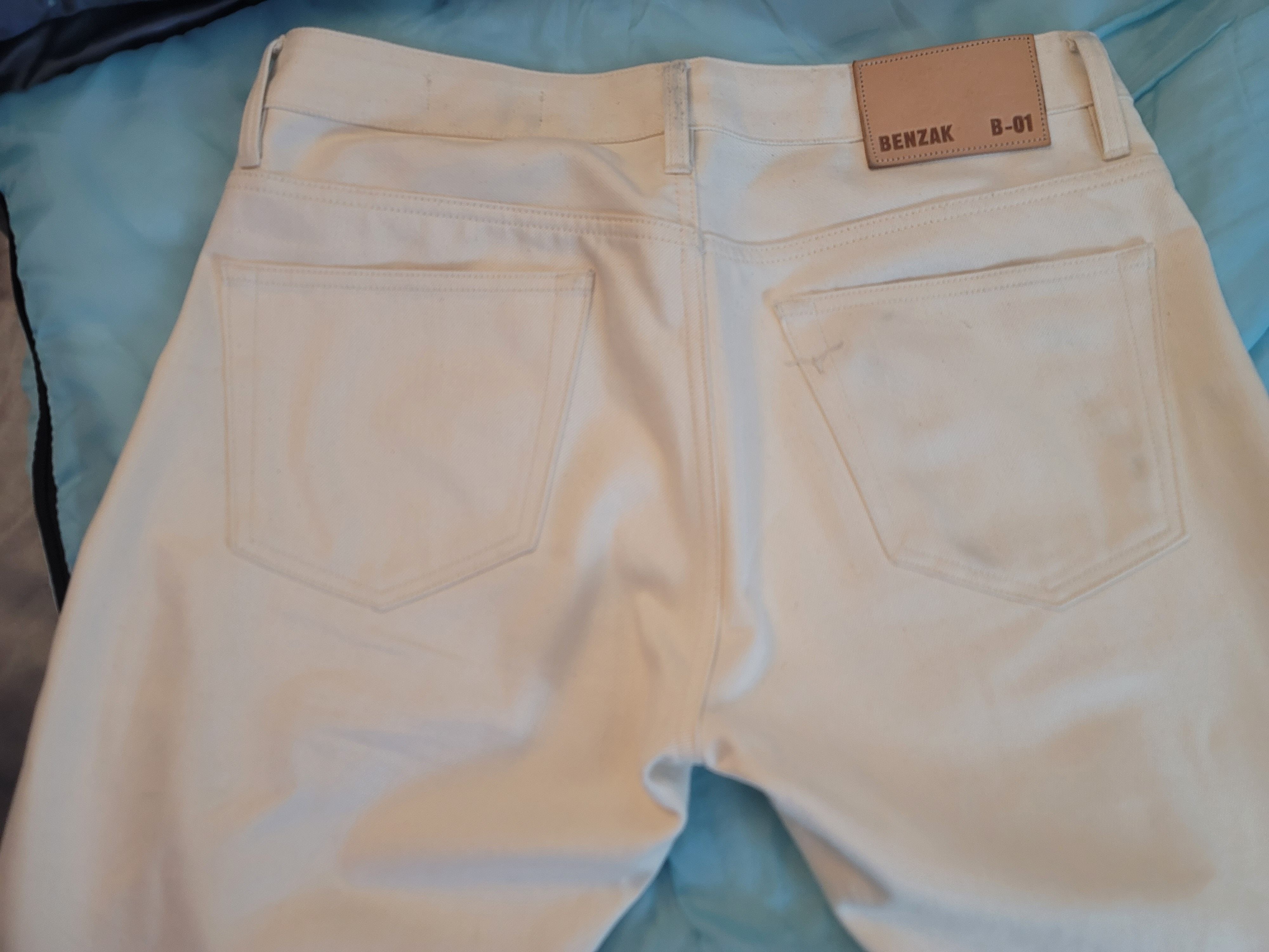 Benzak Denim Developers Benzak Denim Developers (White / 33 / B-10) Size US 33 - 3 Thumbnail