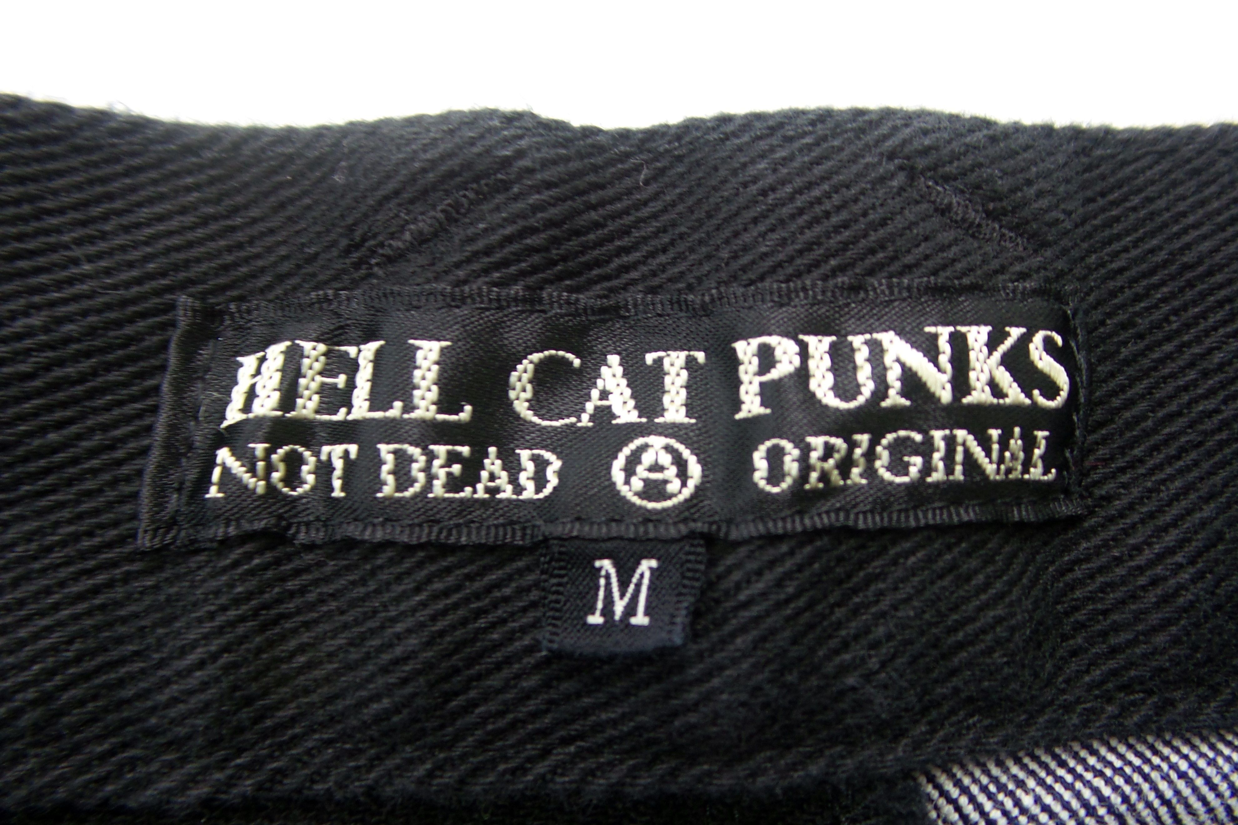 Japanese Brand Hell Cat Punks British Flag Skinny Jeans W14xL37 Size US 28 / EU 44 - 3 Thumbnail