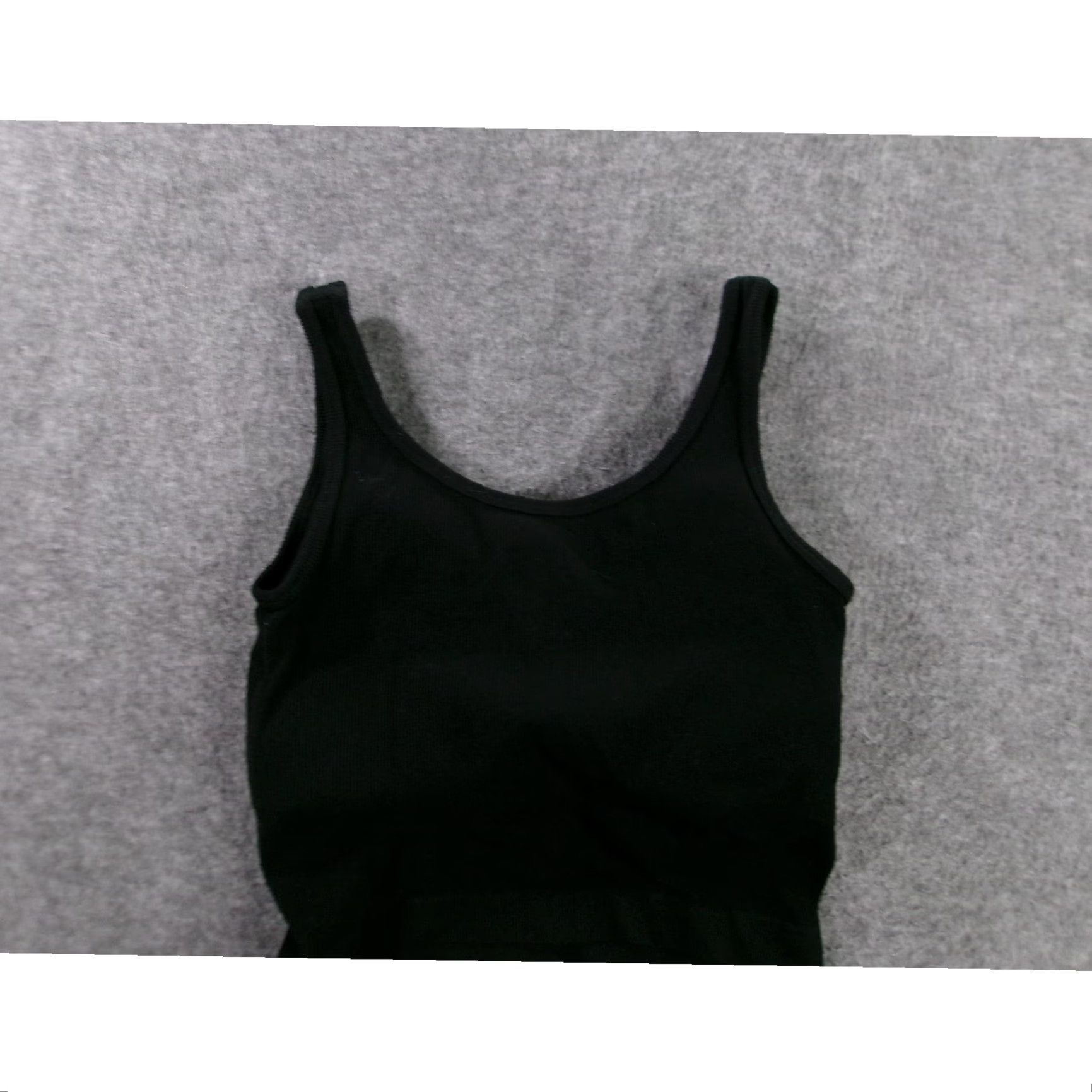 Vintage VINTAGE? No. ProFiT Tank Top Womens XL Black Cropped Sleeveless Scoop Neck Athleisure Modern Size XL / US 12-14 / IT 48-50 - 7 Thumbnail
