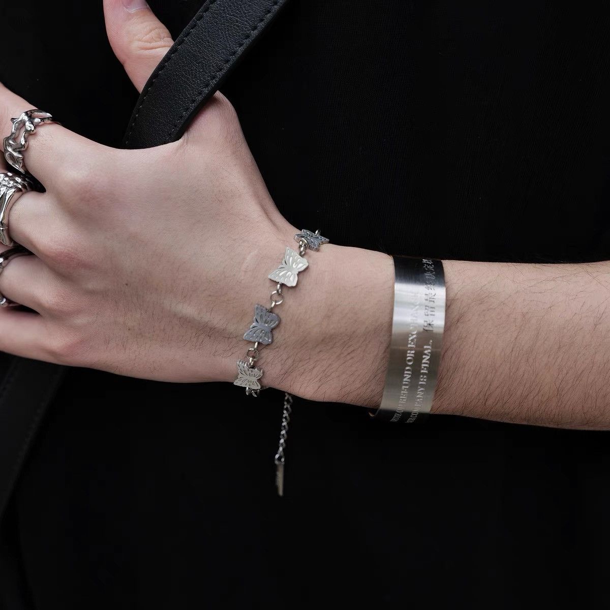 Japanese Brand × Vintage Retro punk bracelet Size ONE SIZE - 1 Thumbnail