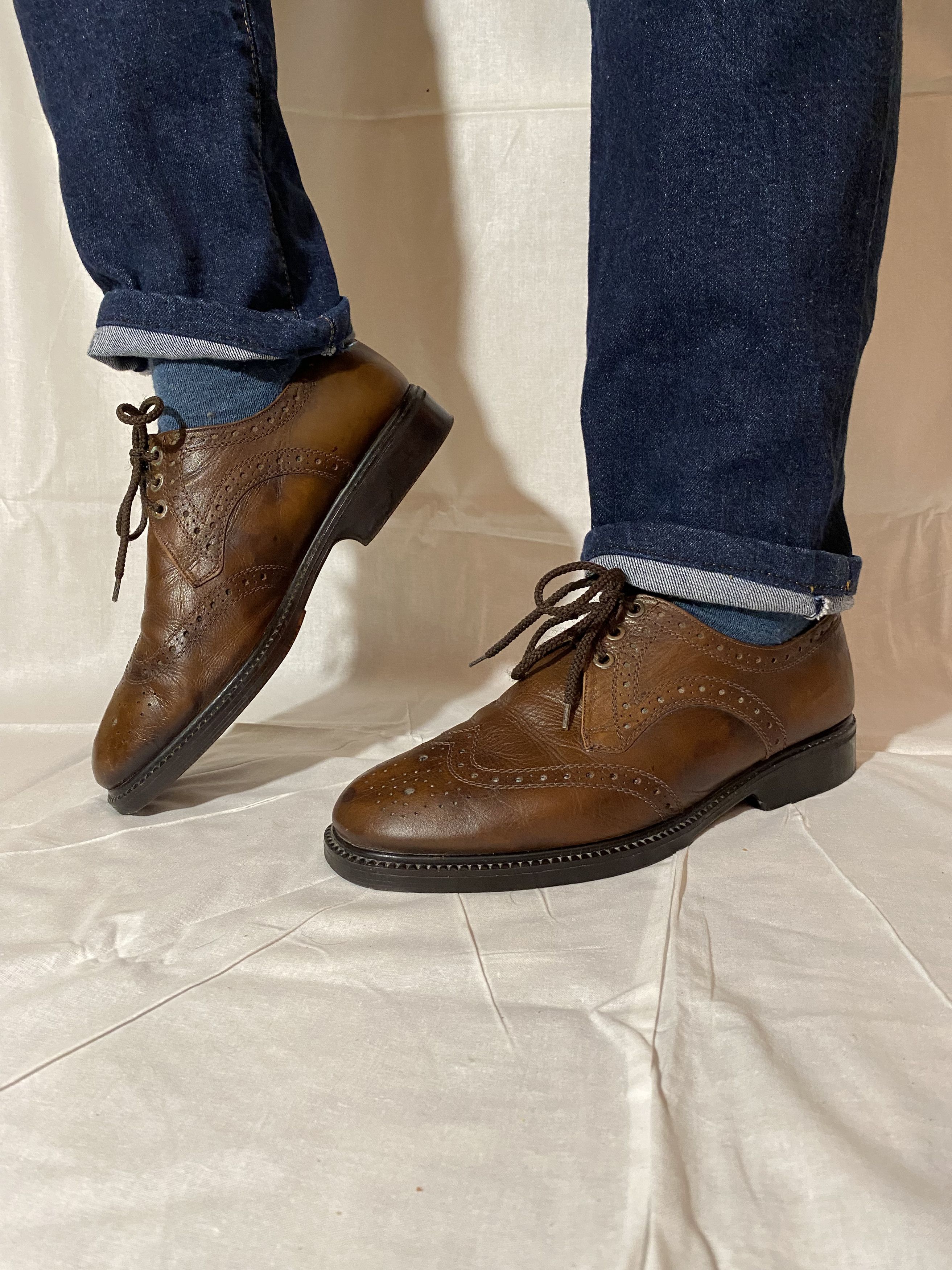 Dr. Martens Very RARE German Dr Martens Brown Brogue Size US 9 / EU 42 - 1 Thumbnail