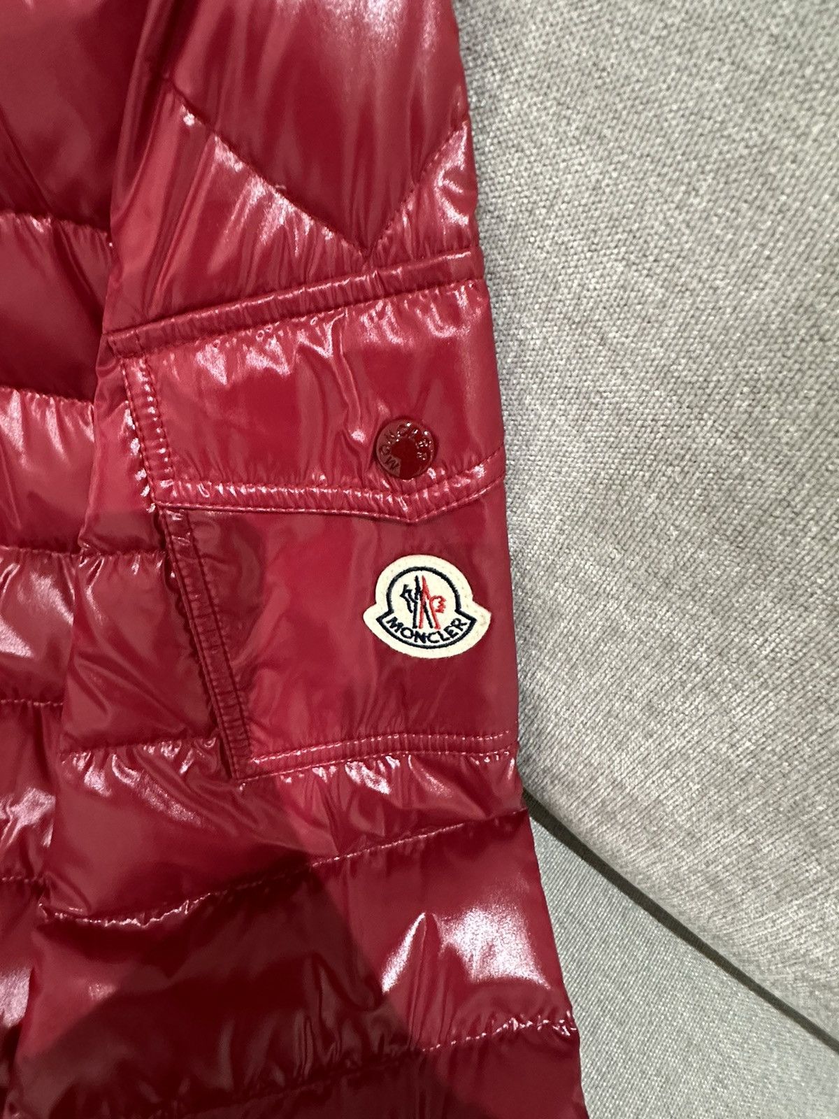Moncler Moncler Galion Down Jacket Red Size US XL / EU 56 / 4 - 4 Thumbnail