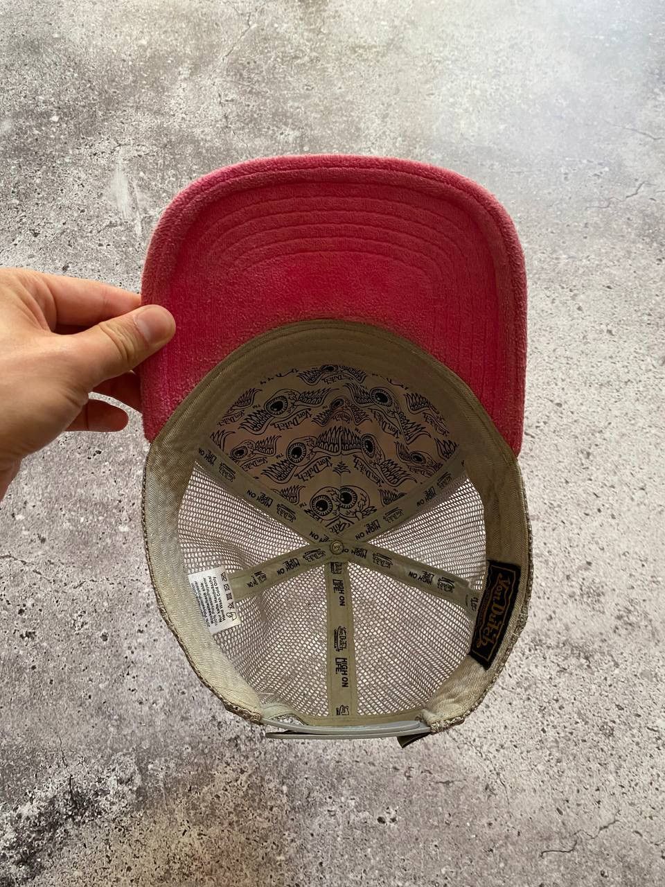 Vintage × Von Dutch CRAZY Y2K VON DUTCH PINK EMBROIDERED LOGO HAT CAP VINTAGE Size ONE SIZE - 6 Thumbnail