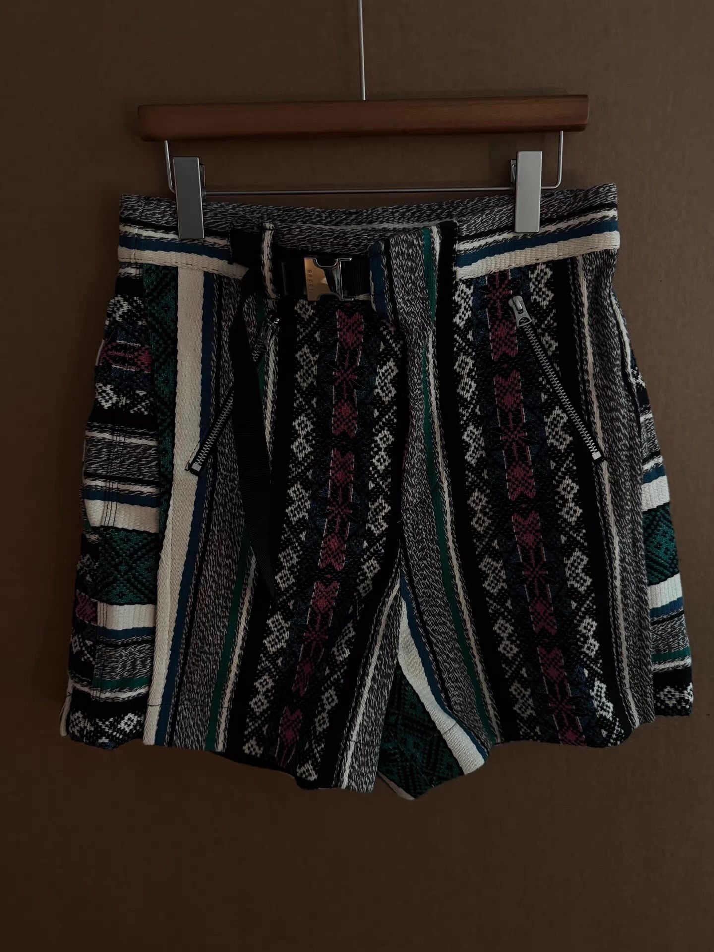 Sacai Sacai Ethnic Style Shorts Q16 Size US 32 / EU 48 - 1 Thumbnail