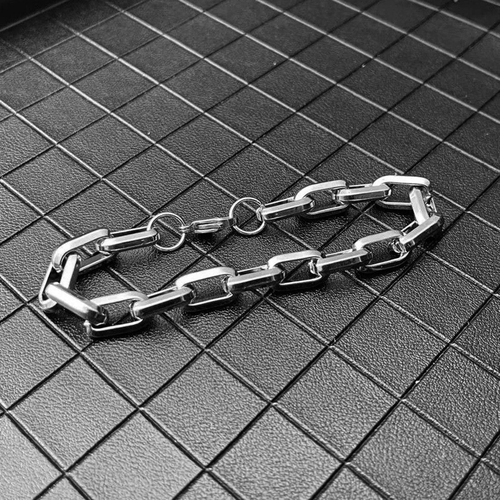 Vintage Titanium Steel Link Chain Bracelet Size ONE SIZE - 3 Thumbnail