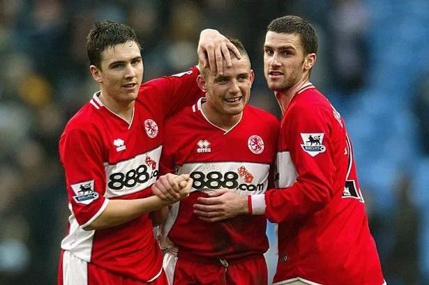 Other Middlesbrough 05/06 home shirt #19 Downing Size US XL / EU 56 / 4 - 12 Thumbnail