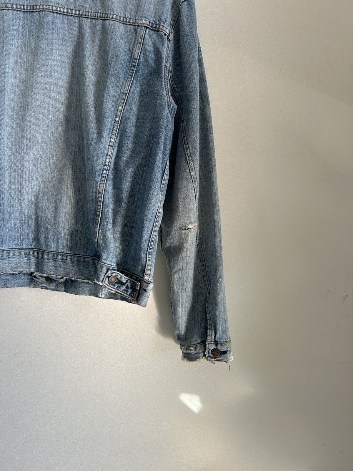Abercrombie & Fitch Abercrombie Denim Jacket Trashed Size US L / EU 52-54 / 3 - 6 Thumbnail