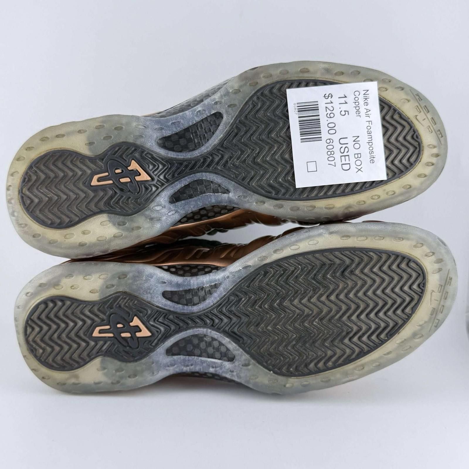 Nike Nike Air Foamposite Copper 11.5 Used No Box 314996-007 Size US 11.5 / EU 44-45 - 6 Thumbnail