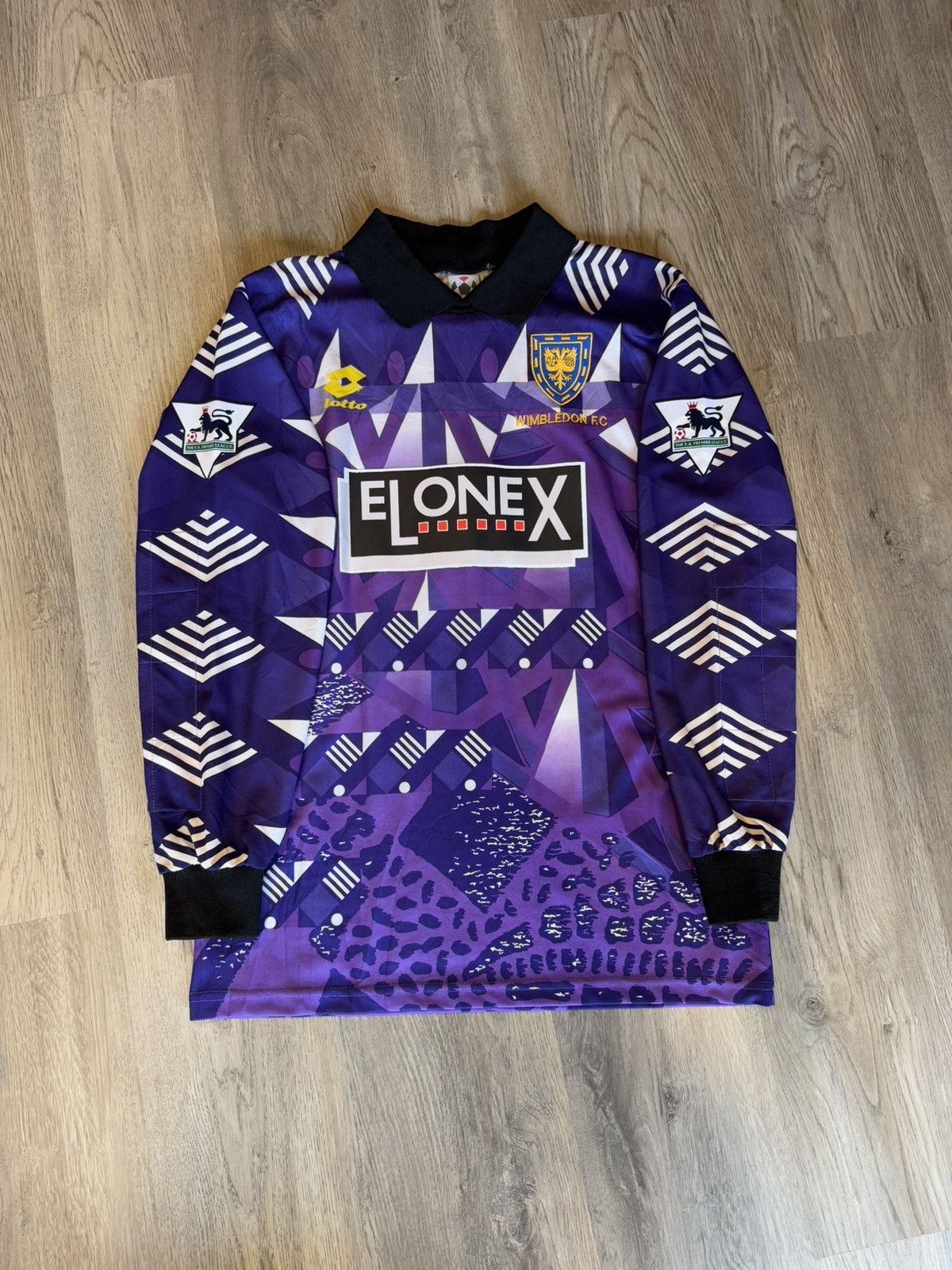 Lotto Sport GOALKEEPER WIMBLEDON FC 1996-97 HOME SHIRT JERSEY 🔥RARE🔥 Size US M / EU 48-50 / 2 - 1 Thumbnail