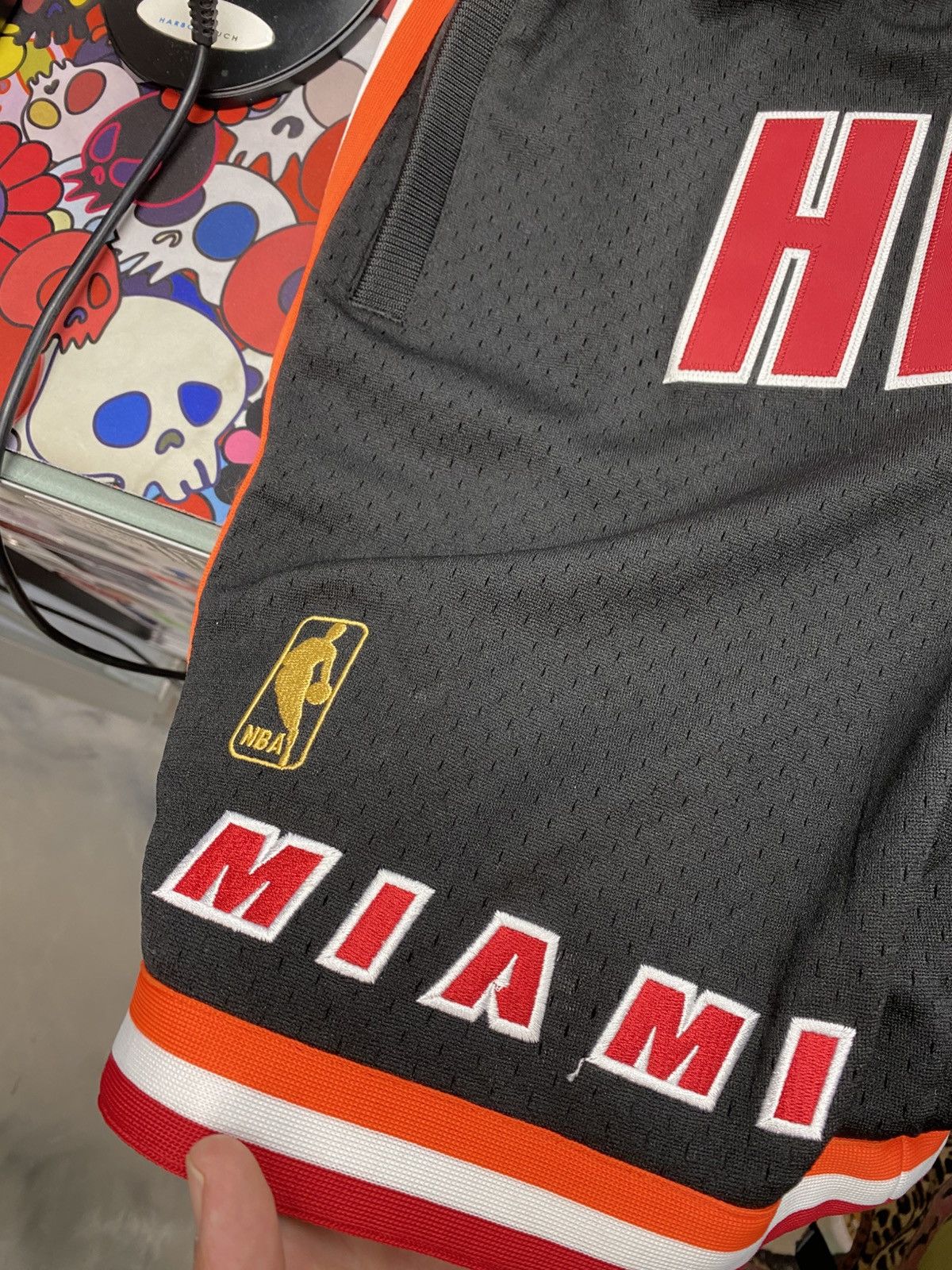 Just Don Just Don Miami Heat shorts black red small authentic rare Size US 32 / EU 48 - 14 Thumbnail
