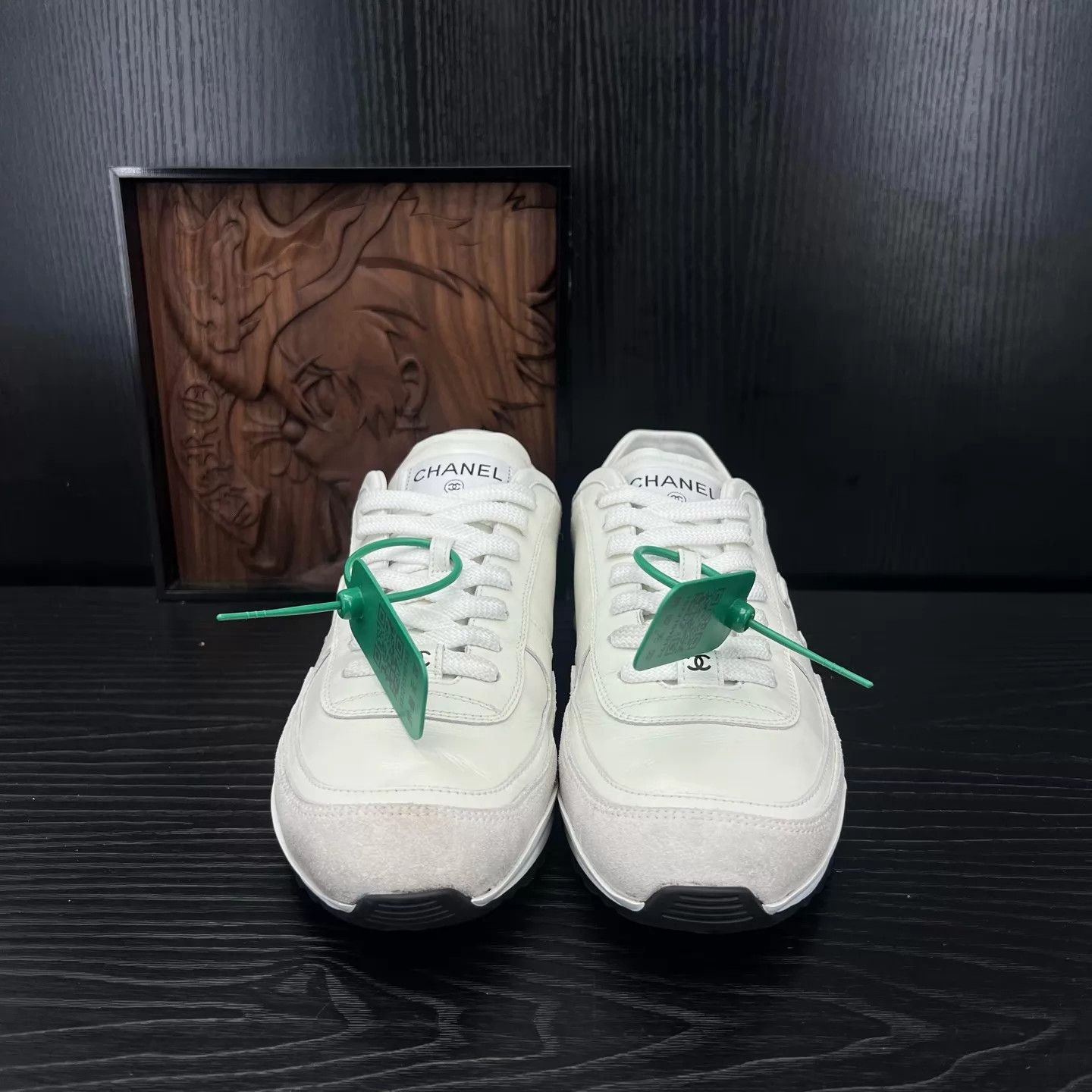Chanel Chanel 25p White Gray Sneakers Size US 9 / EU 42 - 4 Thumbnail
