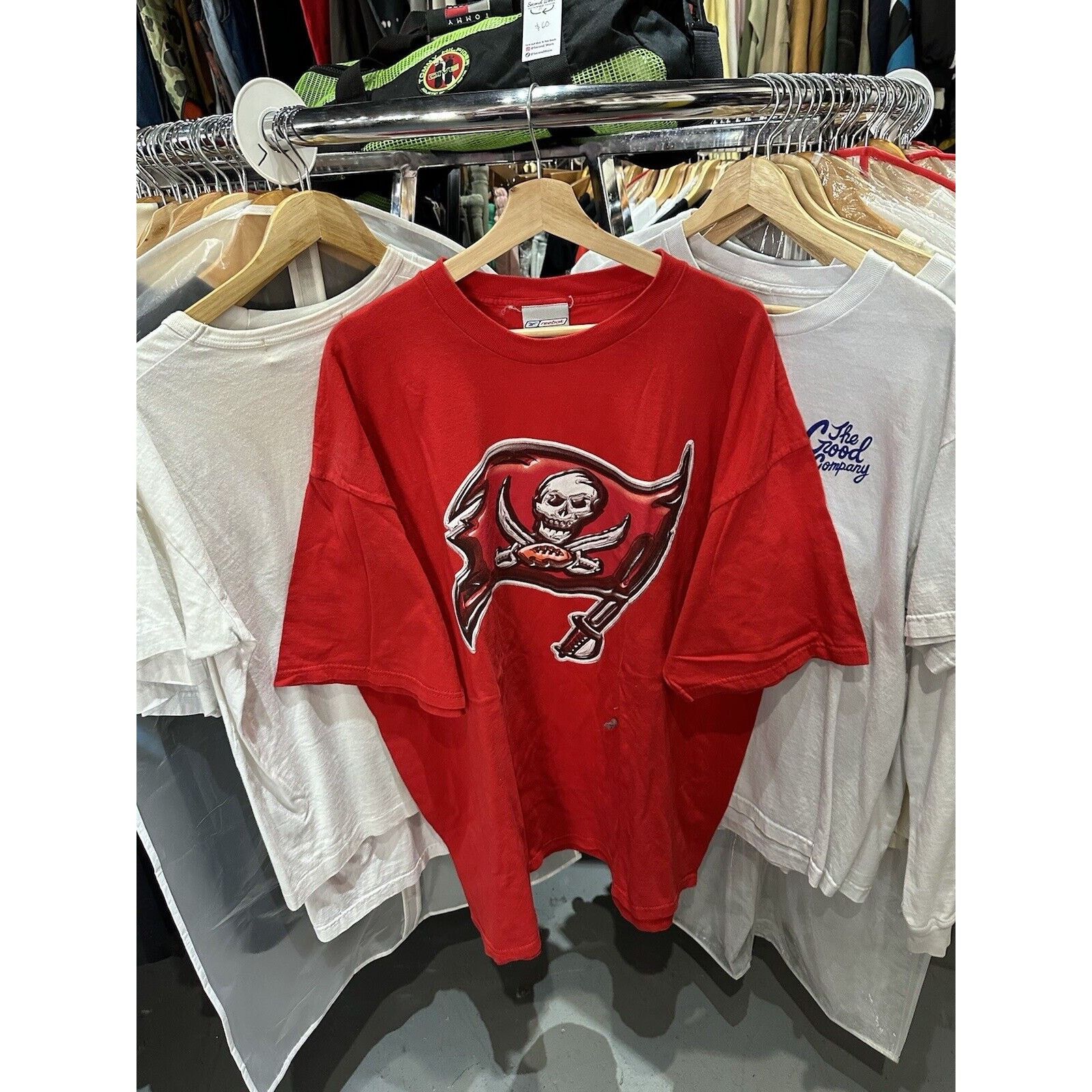 Reebok Vintage 90s Reebok NFL Tampa Bay Buccaneers T Shirt Size 