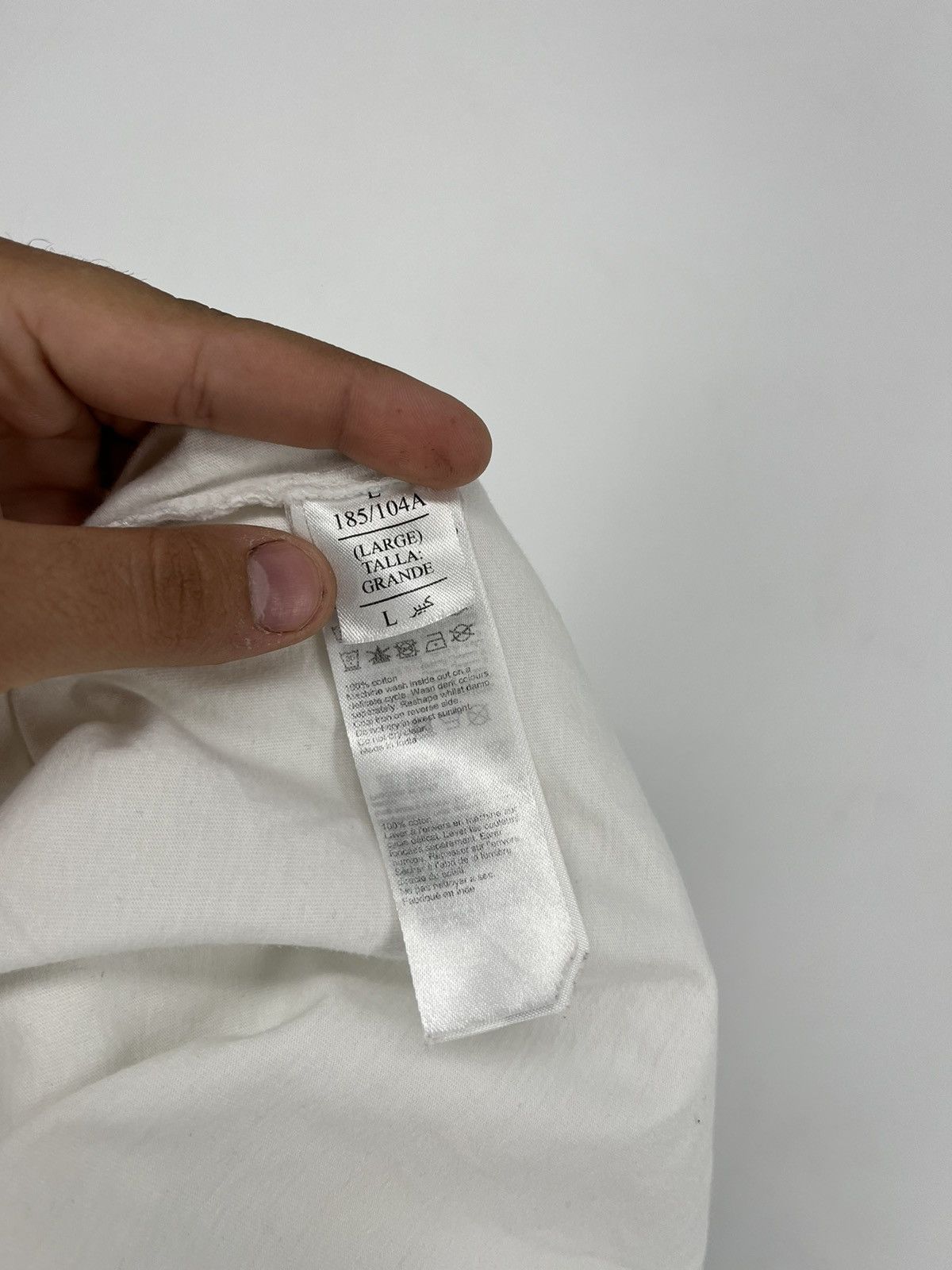 Allsaints Vintage Basic Allsaints Mini Logo Basic Tee Old Money Size US L / EU 52-54 / 3 - 9 Thumbnail