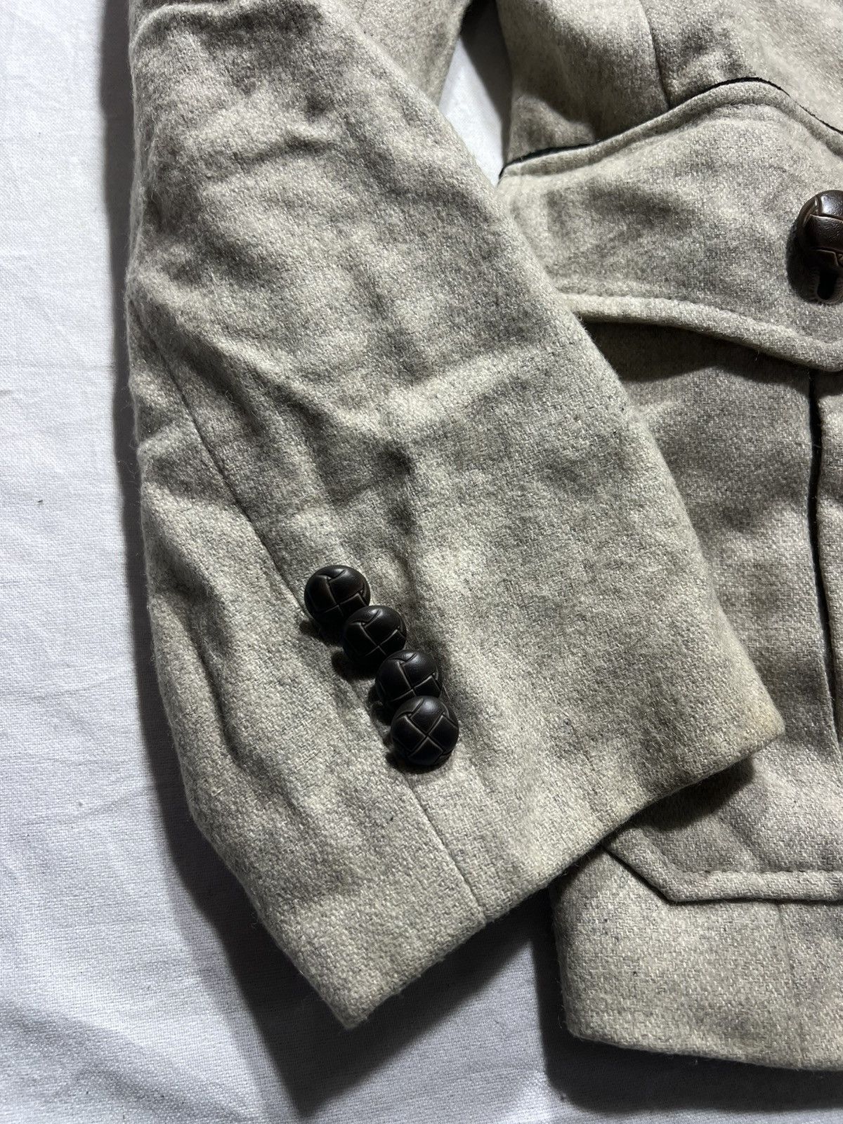 Number (N)ine Number (N)ine herringbone suede patch field jacket Size US L / EU 52-54 / 3 - 2 Thumbnail