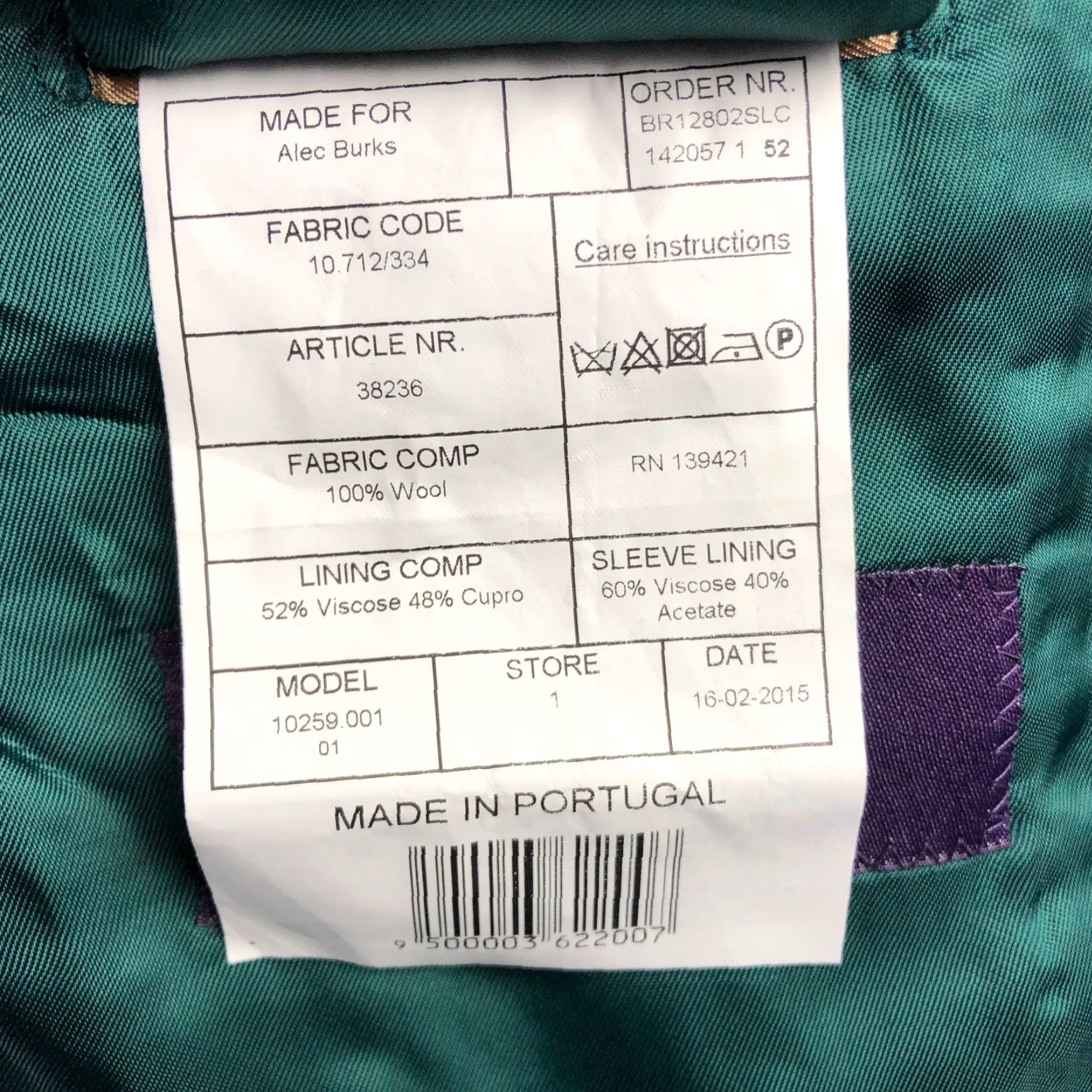 Vintage Beckett & Robb Men's Slim Fit 100% Wool Jacket Blazer Blue • 40 L Jacket Blazer Long Notch Two-Button Pattern Solid Wool Mens, 40 Long Size 40R - 4 Thumbnail