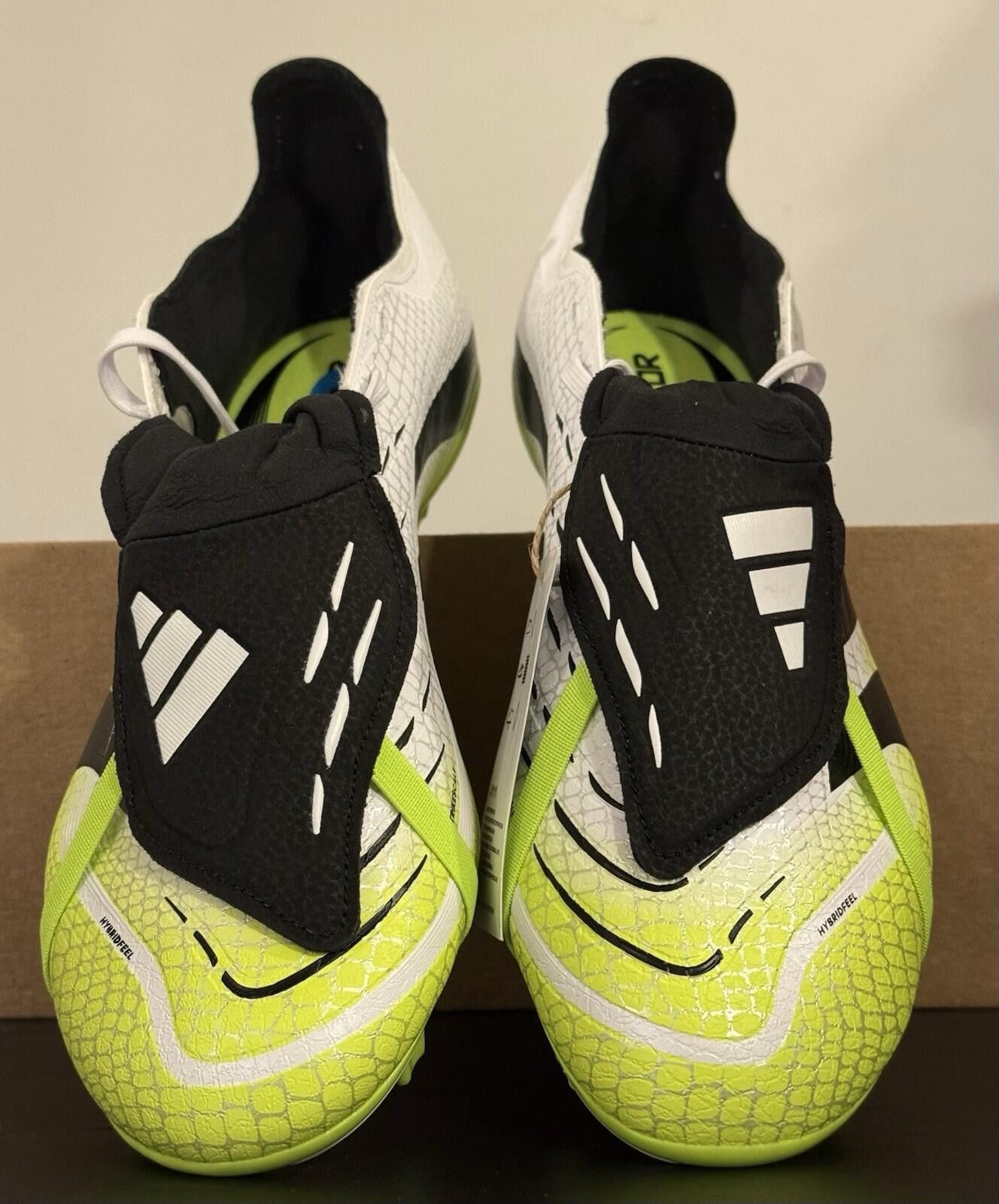 Adidas Adidas Predator League Soccer Cleats White Black Lemon Men's Size ONE SIZE - 4 Thumbnail