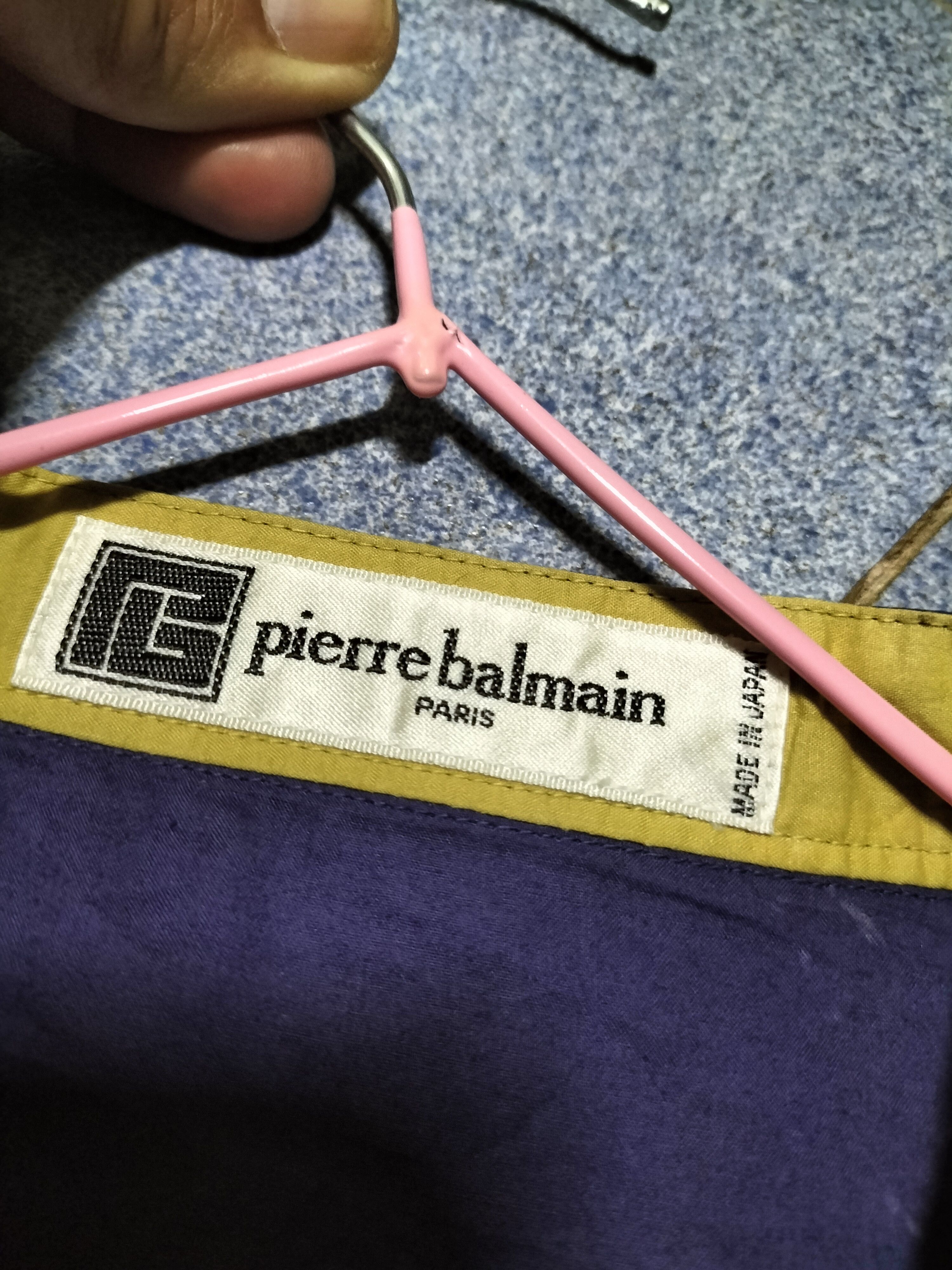 Pierre Balmain × Vintage Vintage Pierre Balmain Shirt Round Collared Fashion Bowlling Size US M / EU 48-50 / 2 - 2 Thumbnail