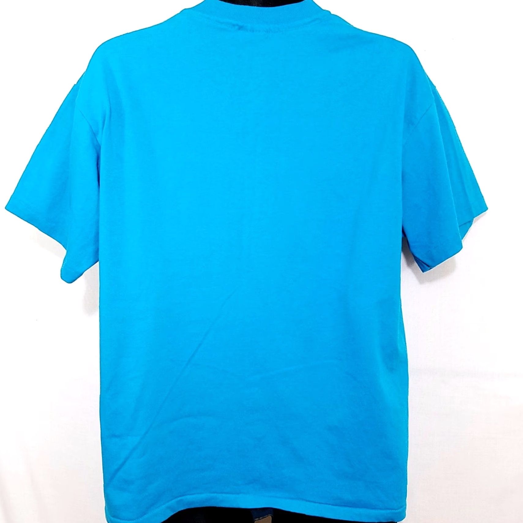 Hanes VINTAGE Hanes Camp Fire Boys And Girls T Shirt Mens Large 90s Candy Wolf Moon USA Blue Cotton Blend Short Sleeve Crew Neck Graphic Tee Mens Size US L / EU 52-54 / 3 - 4 Thumbnail